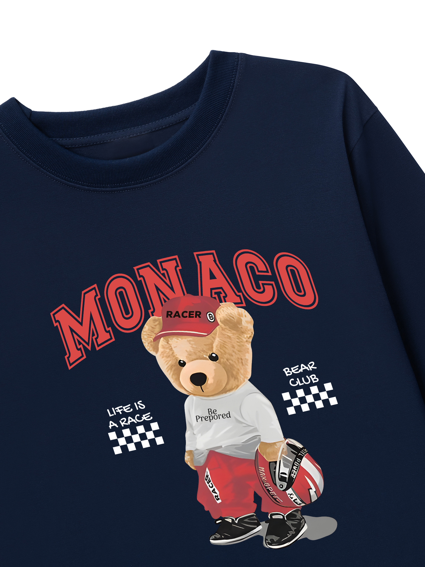 Áo Thun Dài Tay Monaco Bear Club