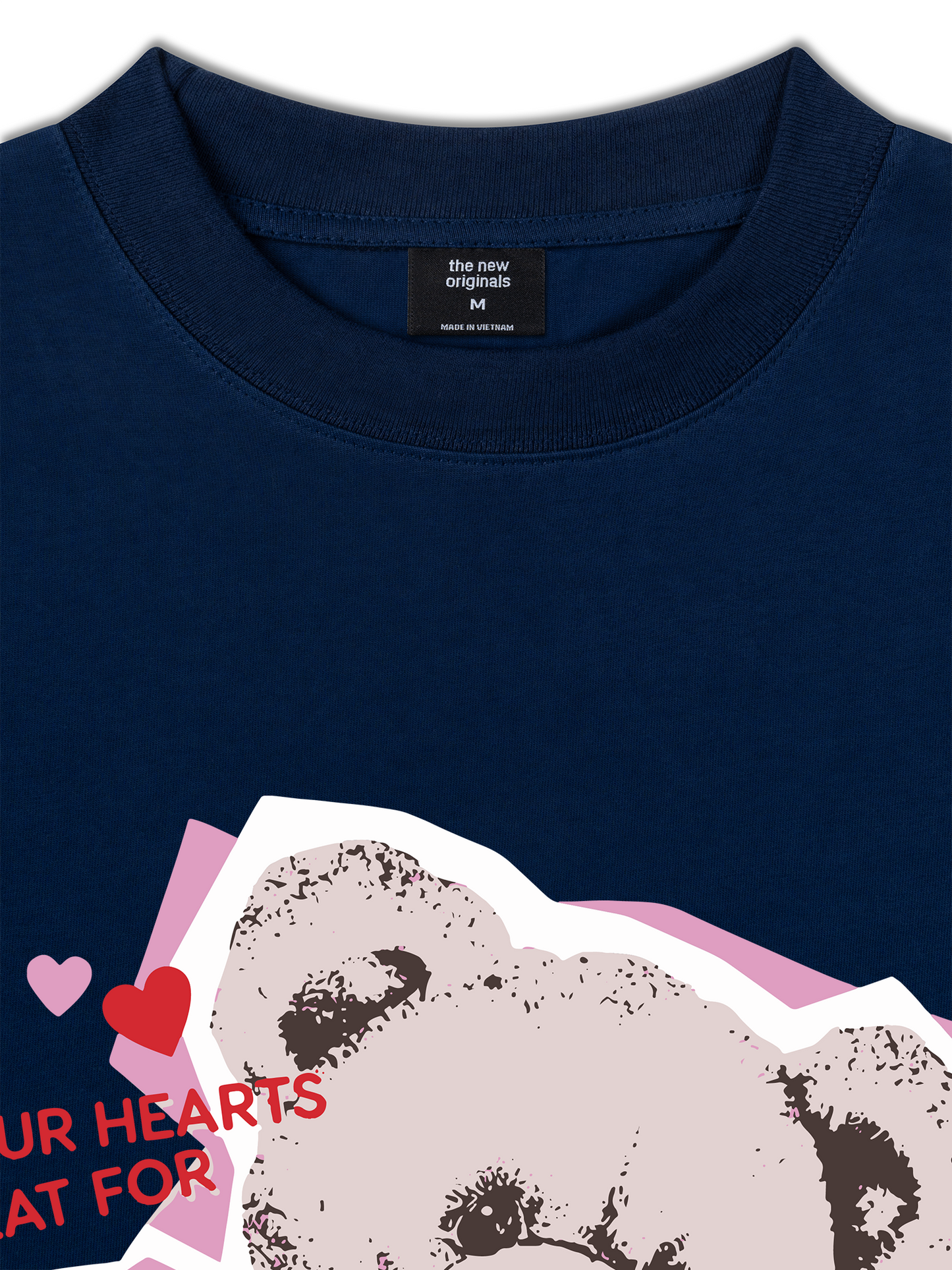 Áo Thun Relaxed Fit Our Hearts Beat For