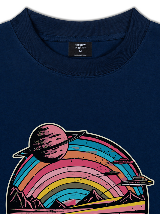 Áo Thun Relaxed Fit Pink Floyd Dark Side Of The Moon Album