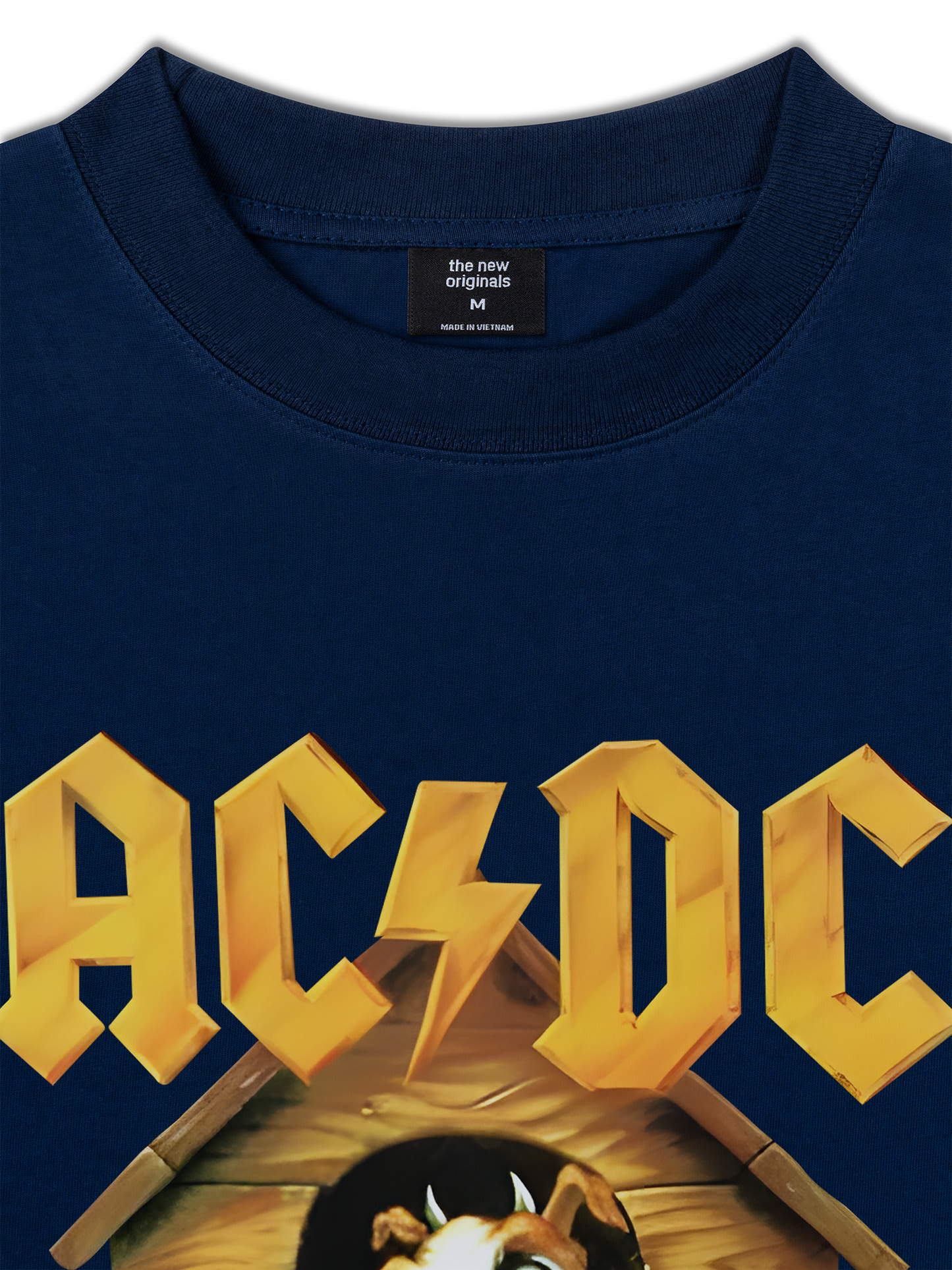 Áo Thun Relaxed Fit Music Rock AC DC Given The Dog A Bone