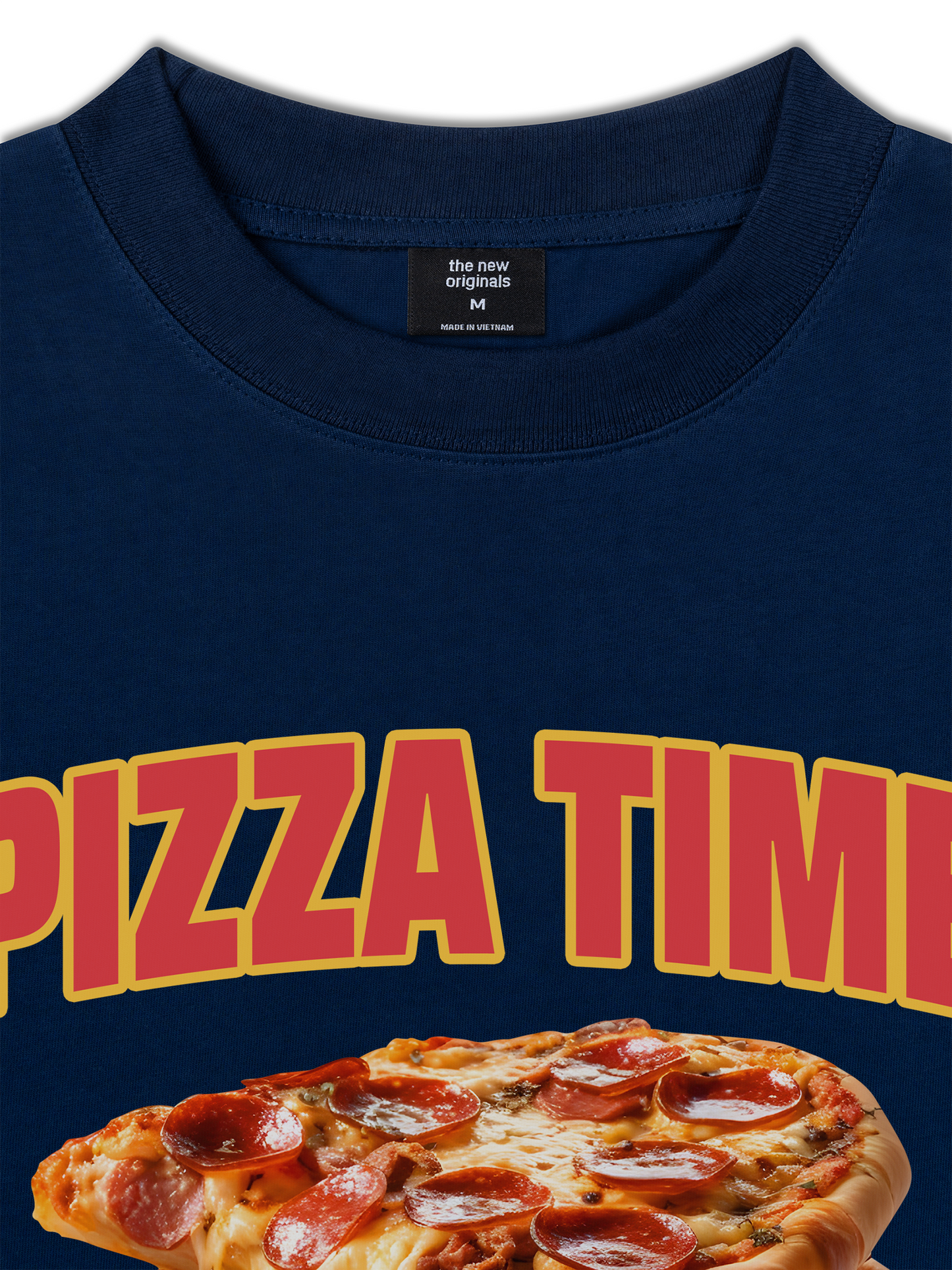 Áo Thun Relaxed Fit Foody Pizza Time