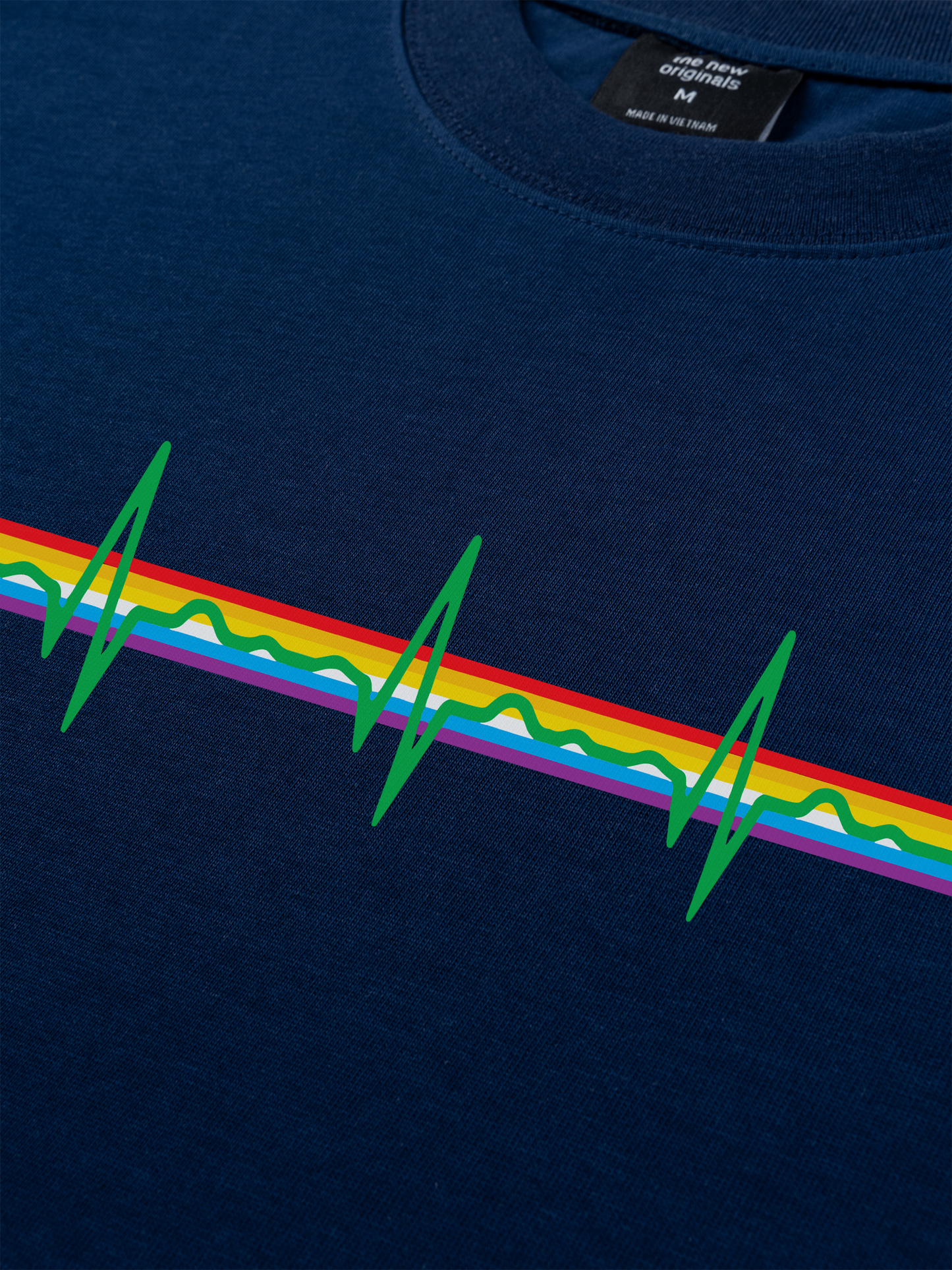 Áo Thun Relaxed Fit Pink Floyd Dark Side Of The Moon Heartbeat