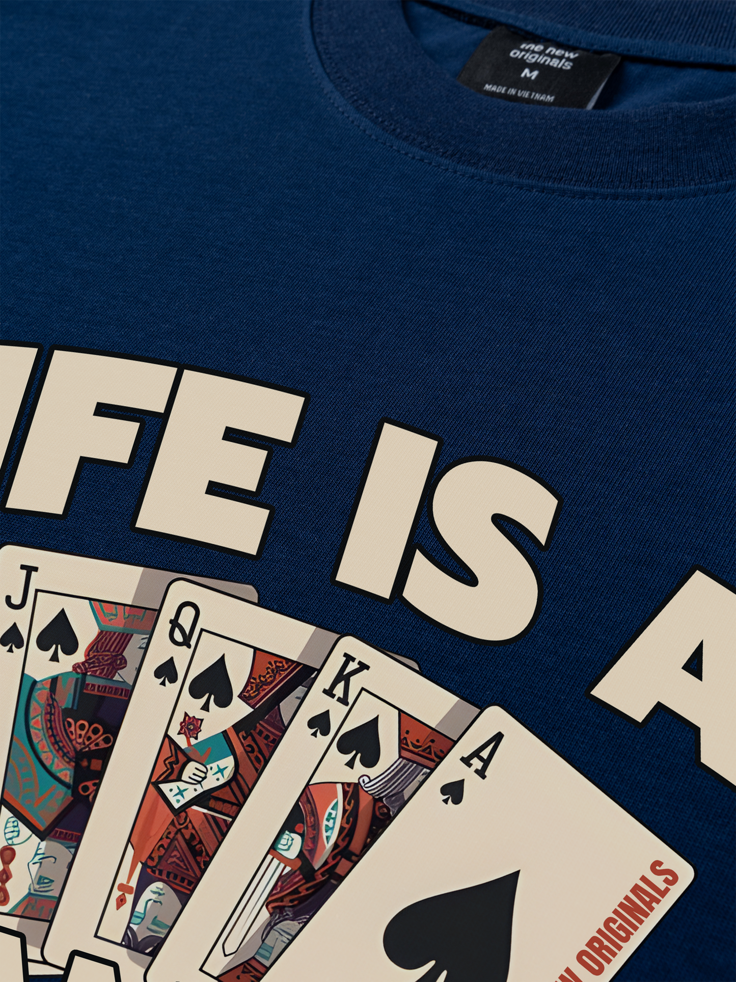 Áo Thun Relaxed Fit Lucky Life Is A Gamble
