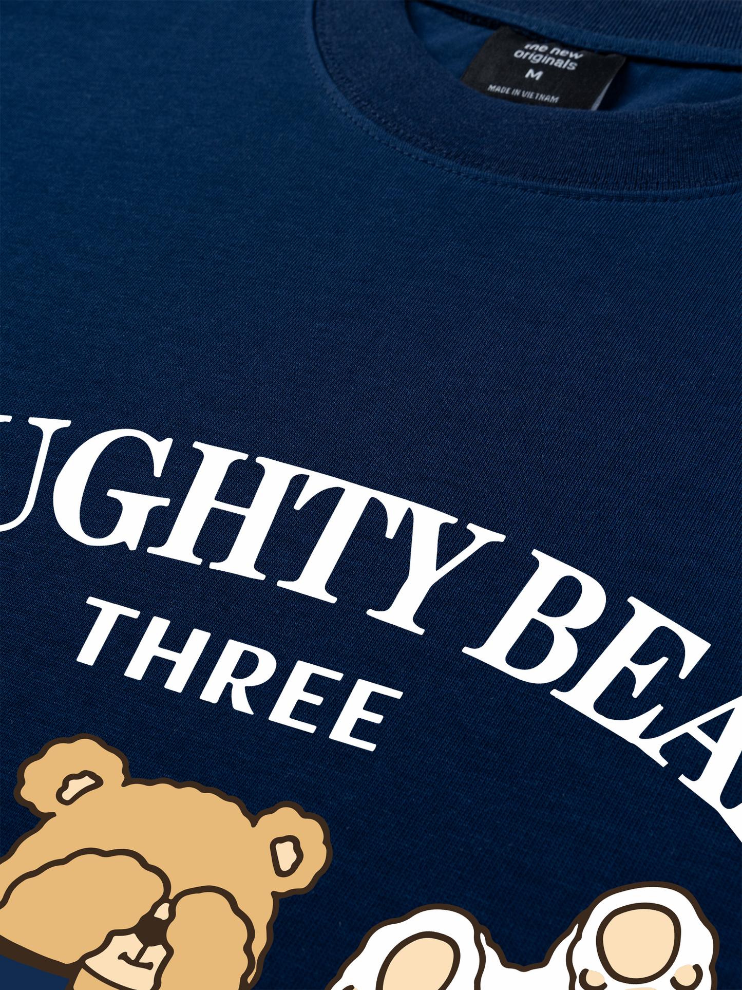 Áo Thun Relaxed Fit Naughty Bear Three