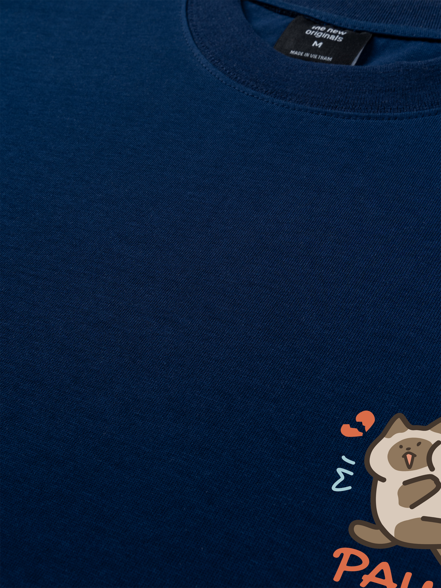 Áo Thun Relaxed Fit Paws Luv Cat Couple