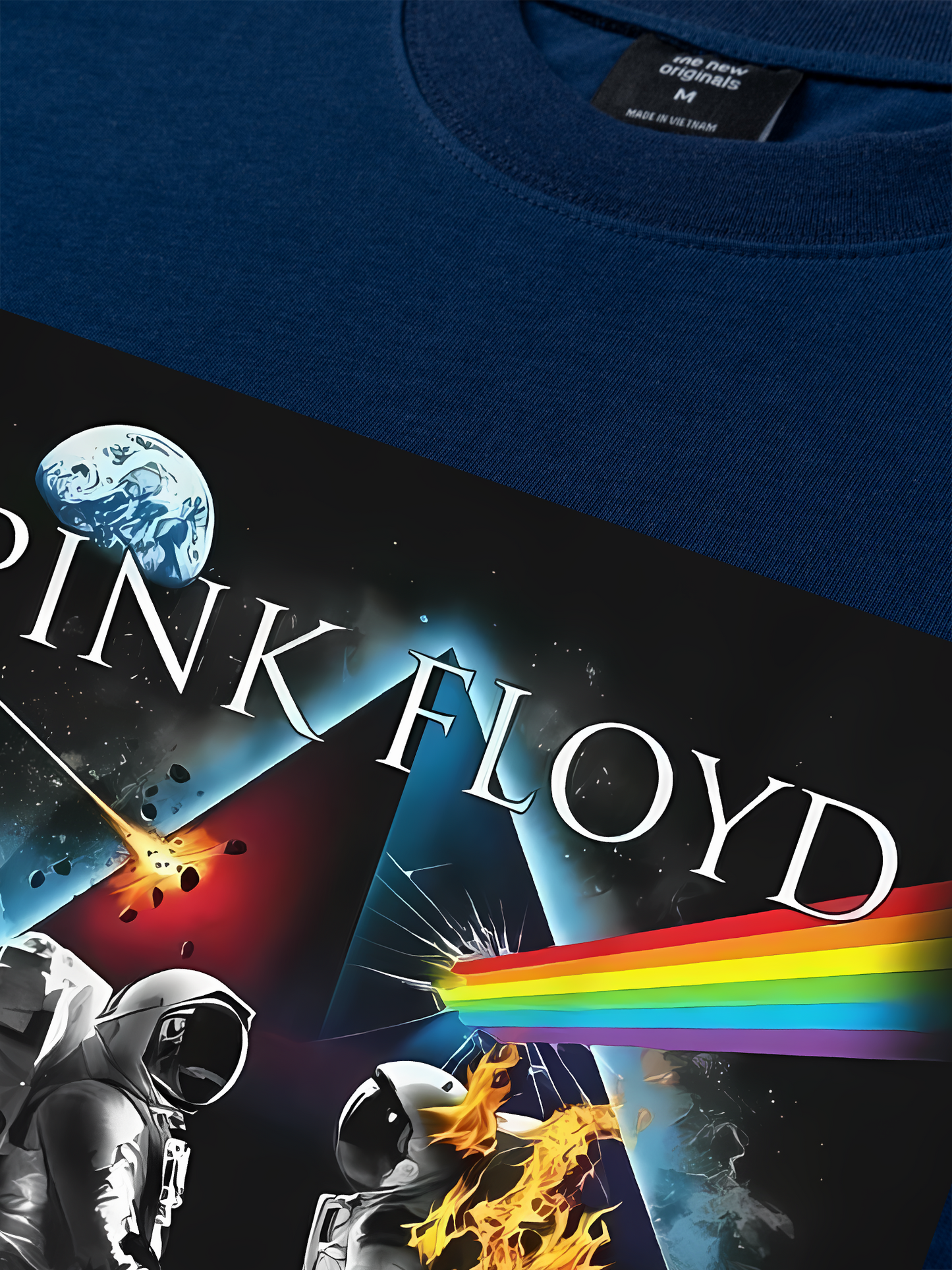 Áo Thun Relaxed Fit Pink Floyd Outer Space