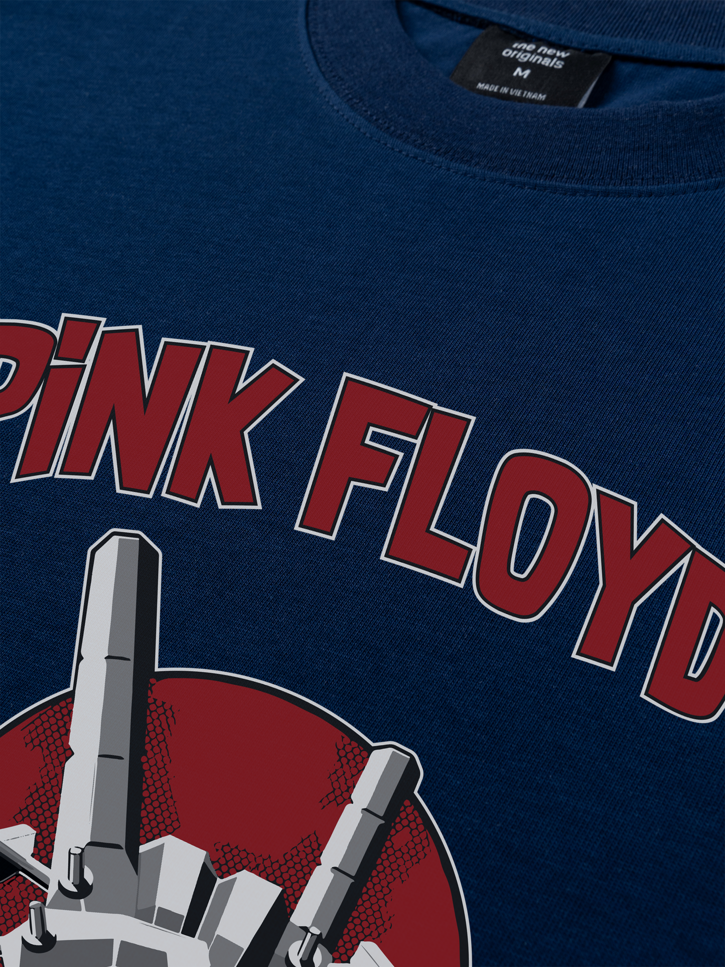 Áo Thun Relaxed Fit Pink Floyd Guitar