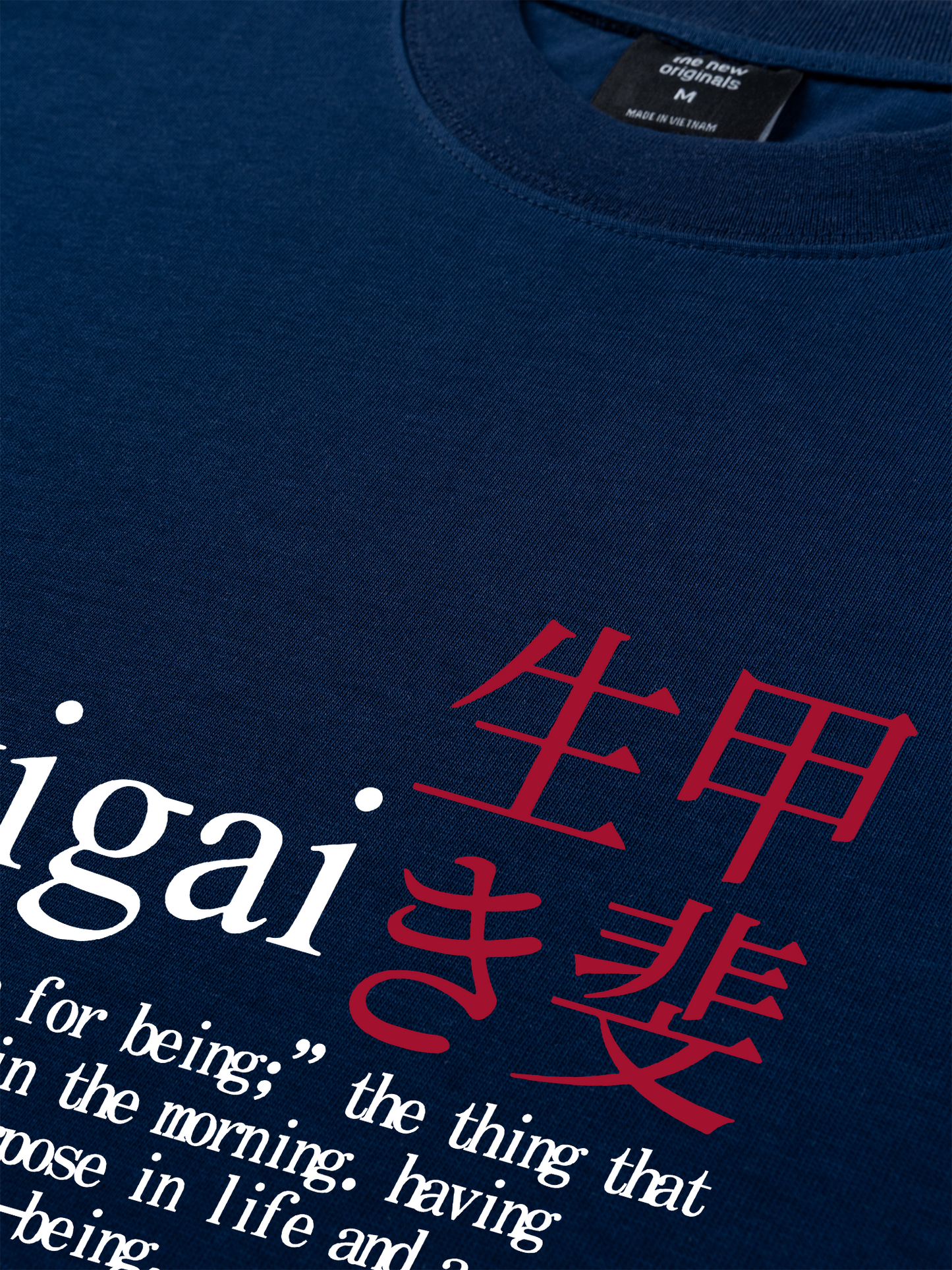 Áo Thun Relaxed Fit Ikigai A Reason For Being