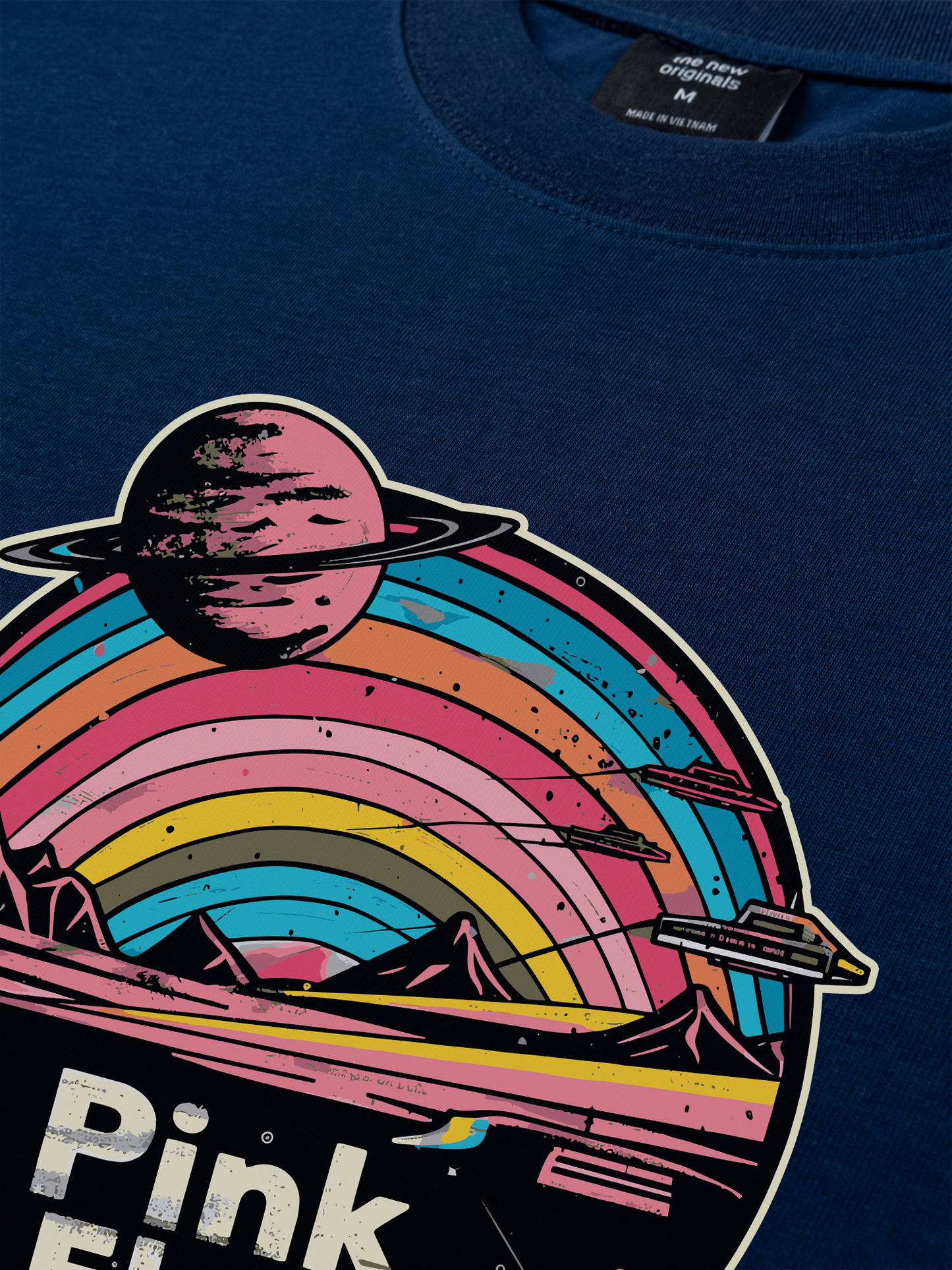 Áo Thun Relaxed Fit Pink Floyd Dark Side Of The Moon Album