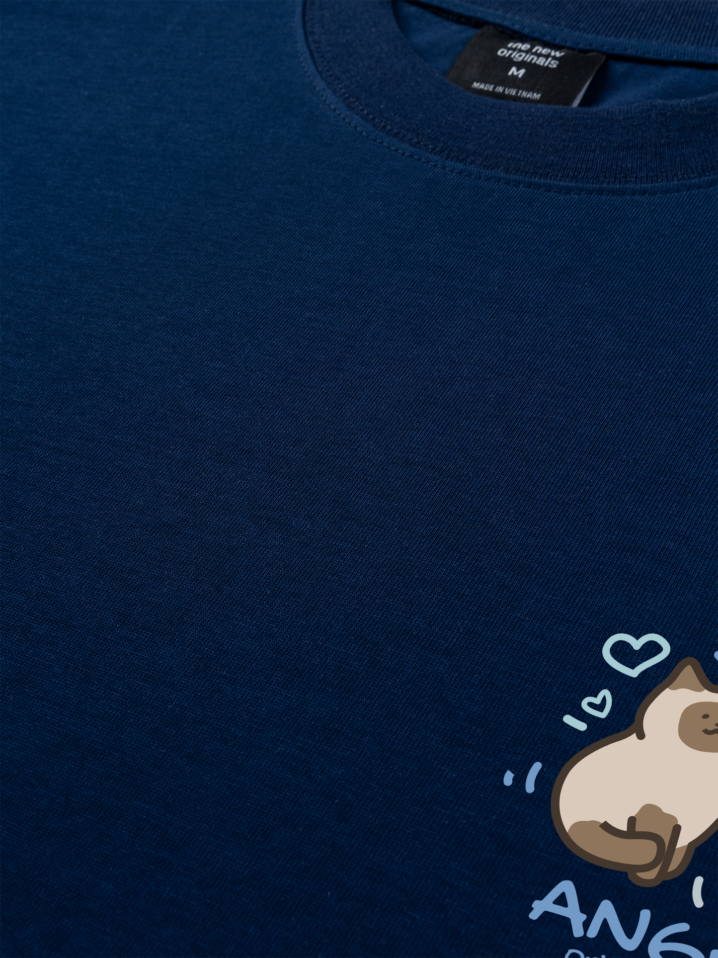 Áo Thun Relaxed Fit Angry Luv Cat Couple