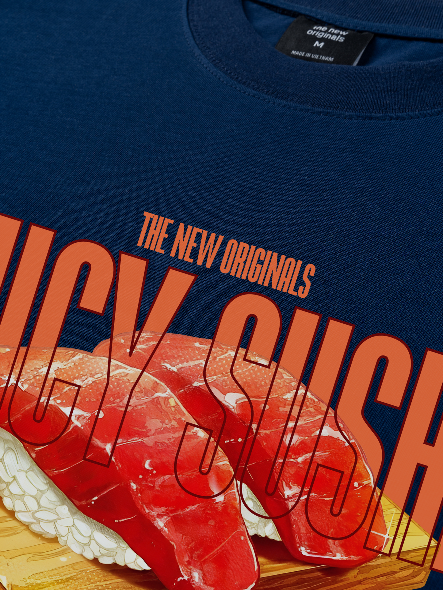 Áo Thun Relaxed Fit Foody Juicy Sushi