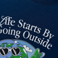 Áo Thun Relaxed Fit Be Bold Life Starts By Going Outside