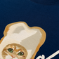 Áo Thun Relaxed Fit Animal Mood Toast Face Cat