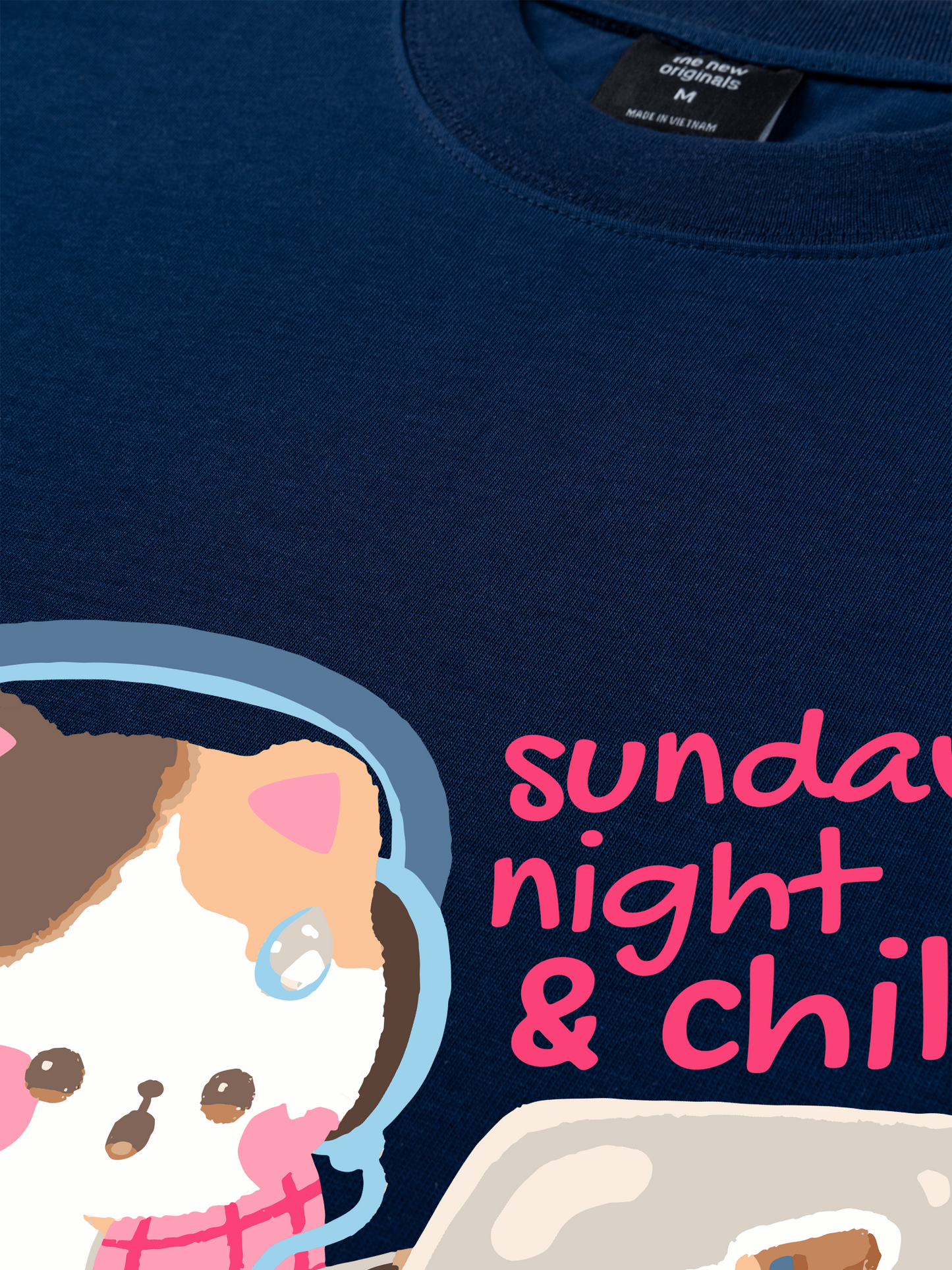 Áo Thun Relaxed Fit Sunday Night & Chill