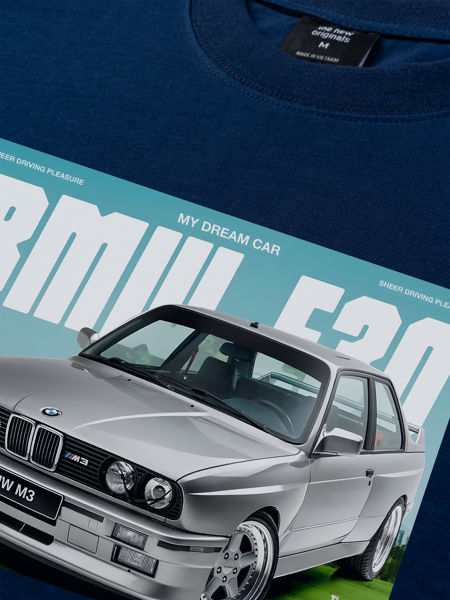 Áo Thun Relaxed Fit Car BMW E30 My Dream Car