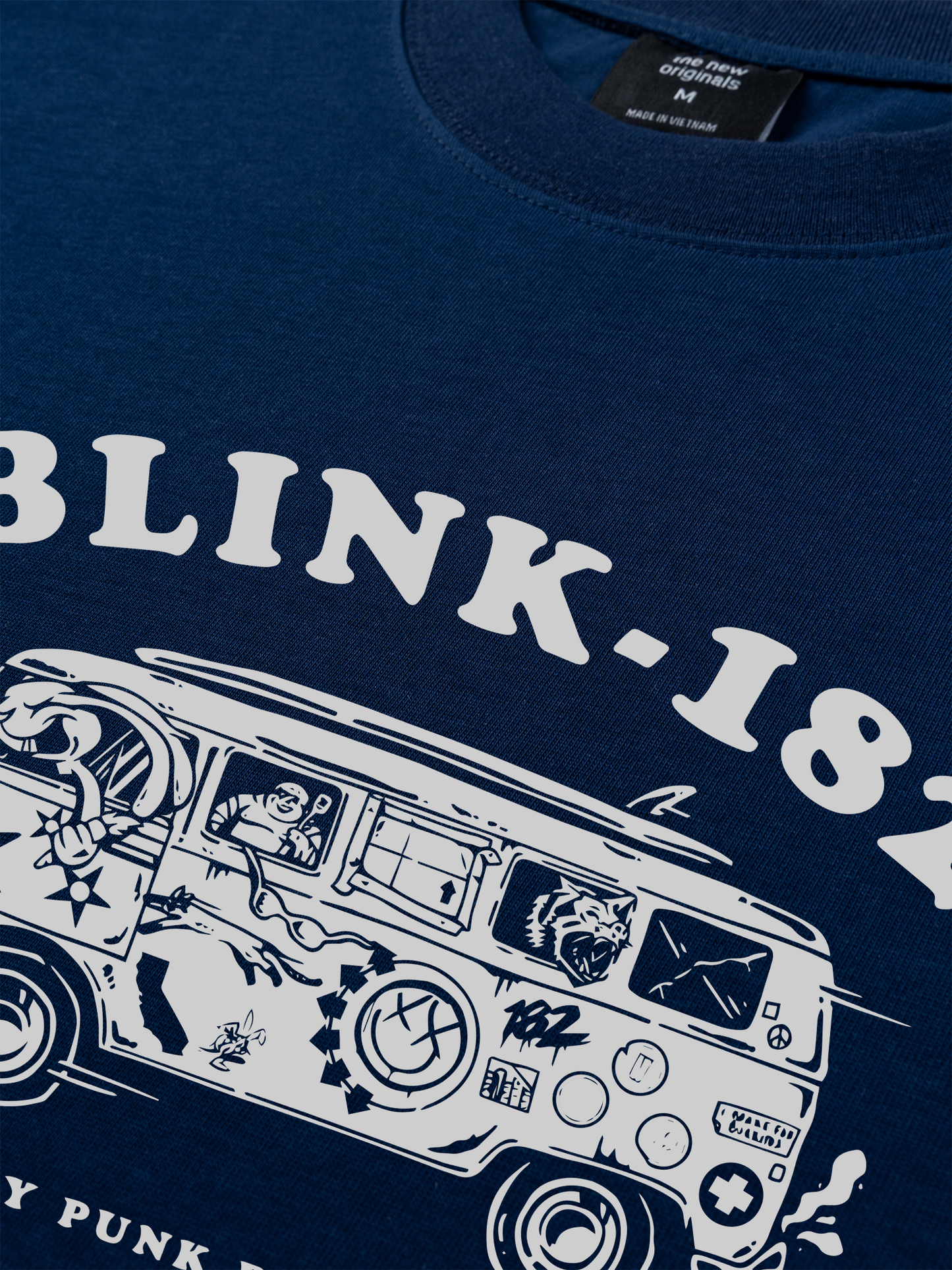 Áo Thun Relaxed Fit Blink 182 Crappy Punk Rock