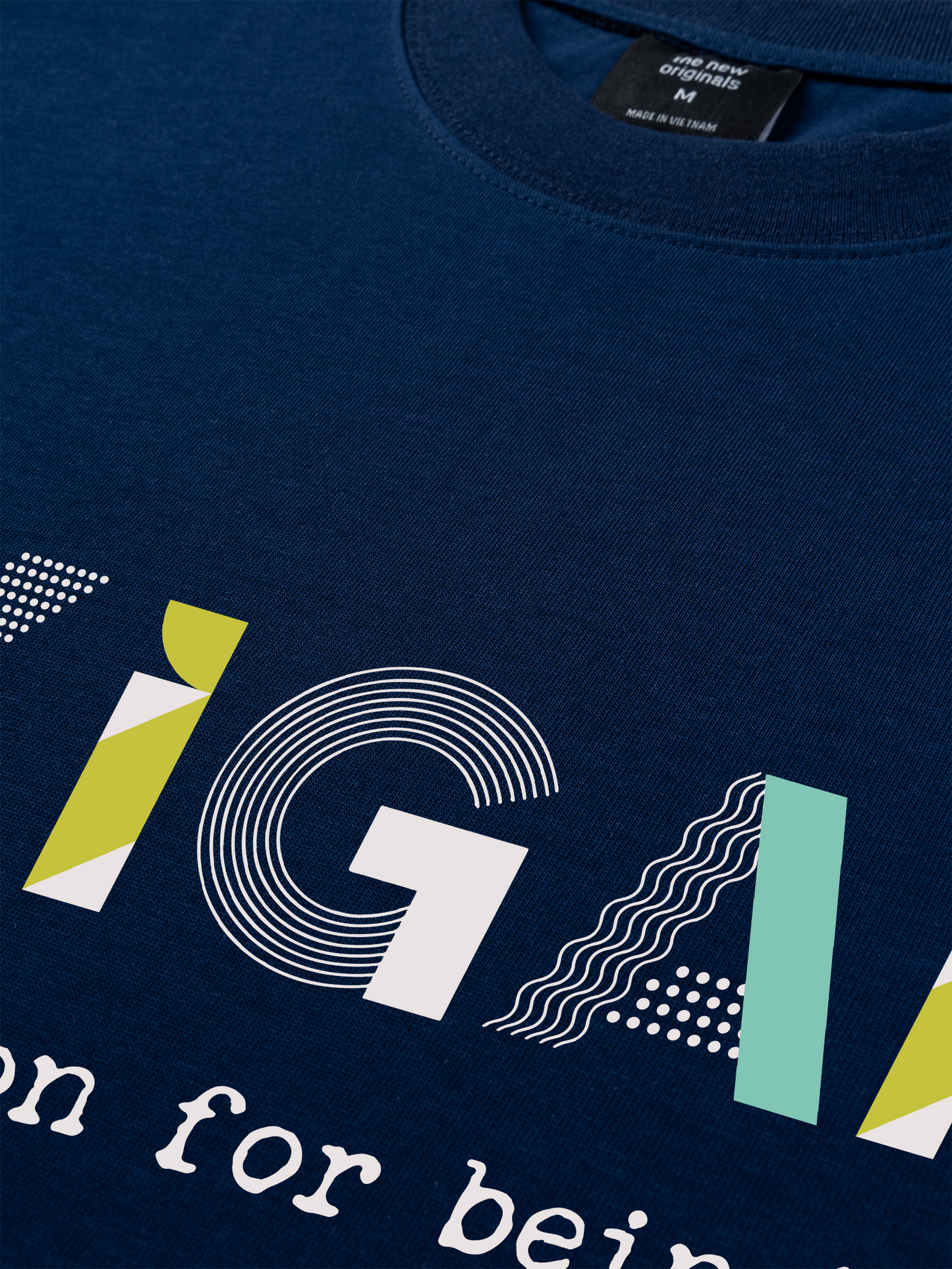 Áo Thun Relaxed Fit Geometric Ikigai