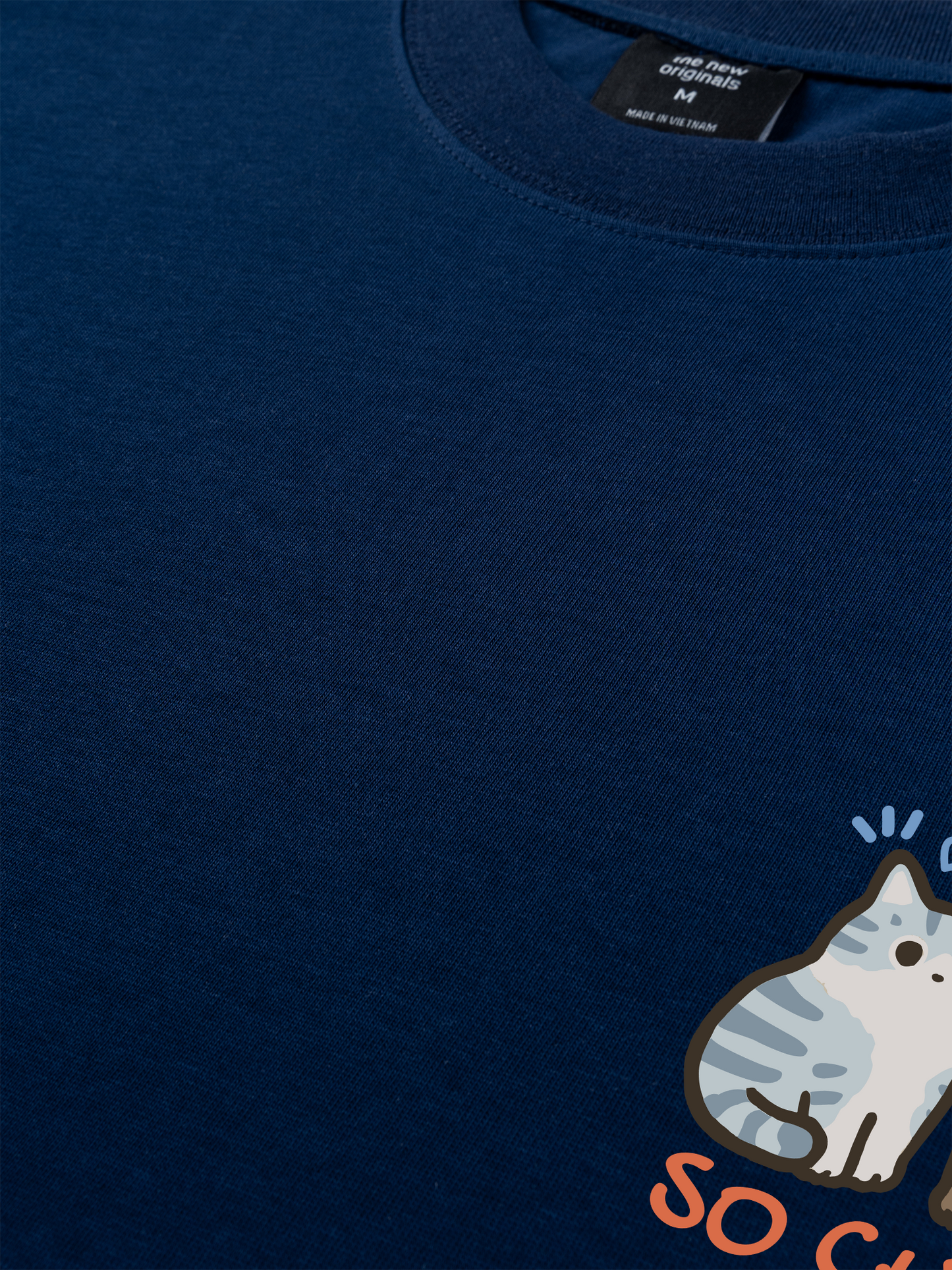 Áo Thun Relaxed Fit So Cute Cat Couple