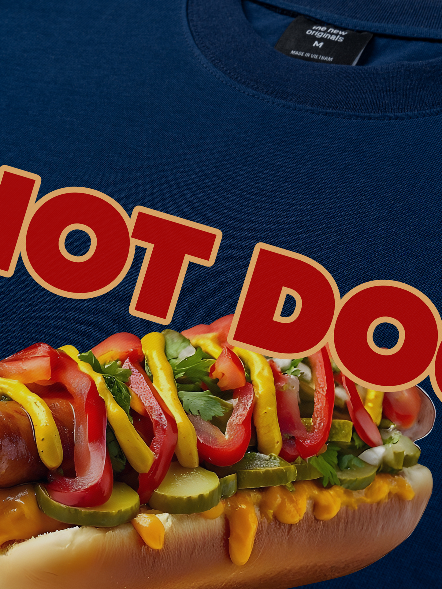 Áo Thun Relaxed Fit Foody Hot Dog