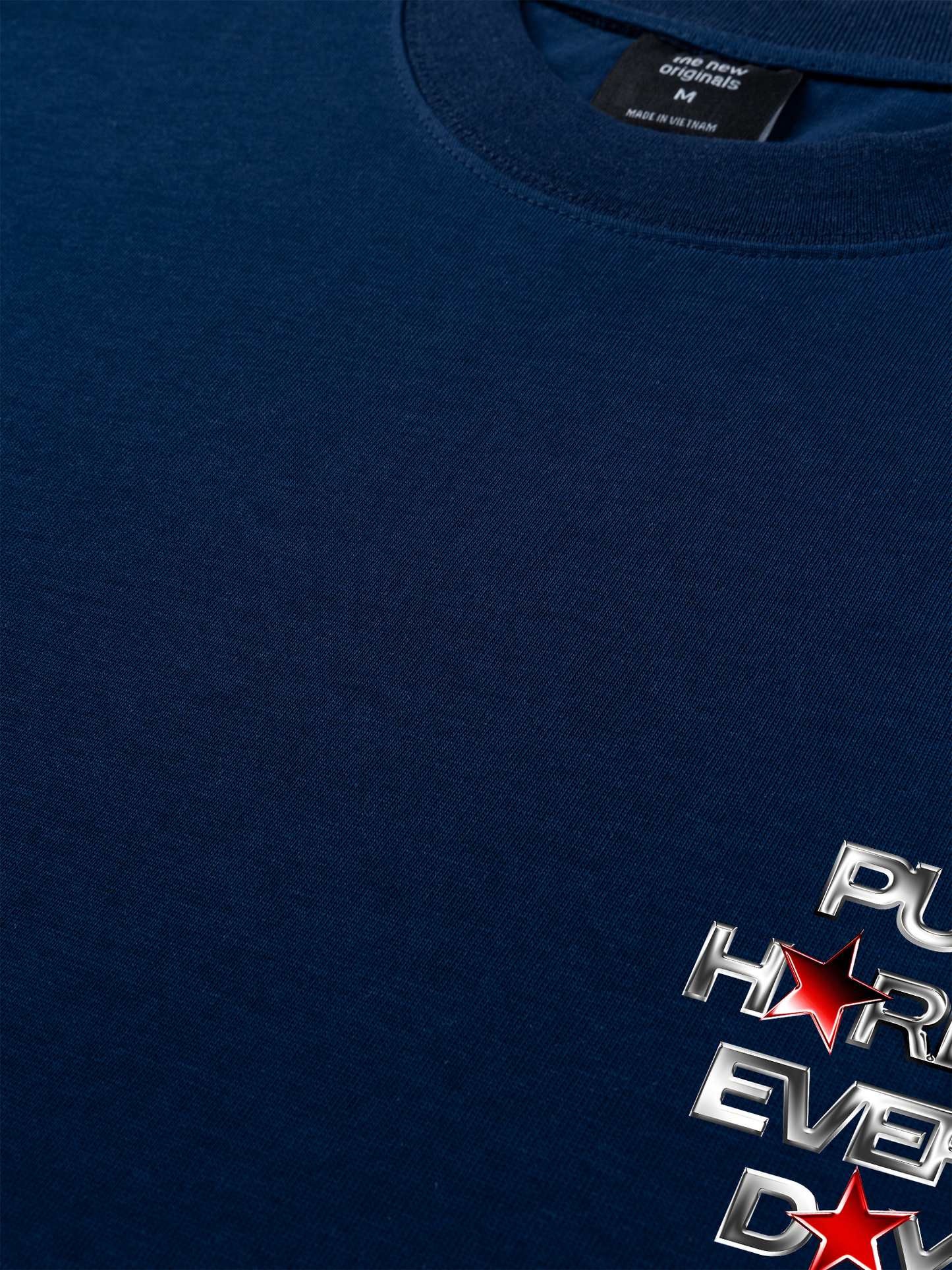 Áo Thun Relaxed Fit Push Harder Every Day