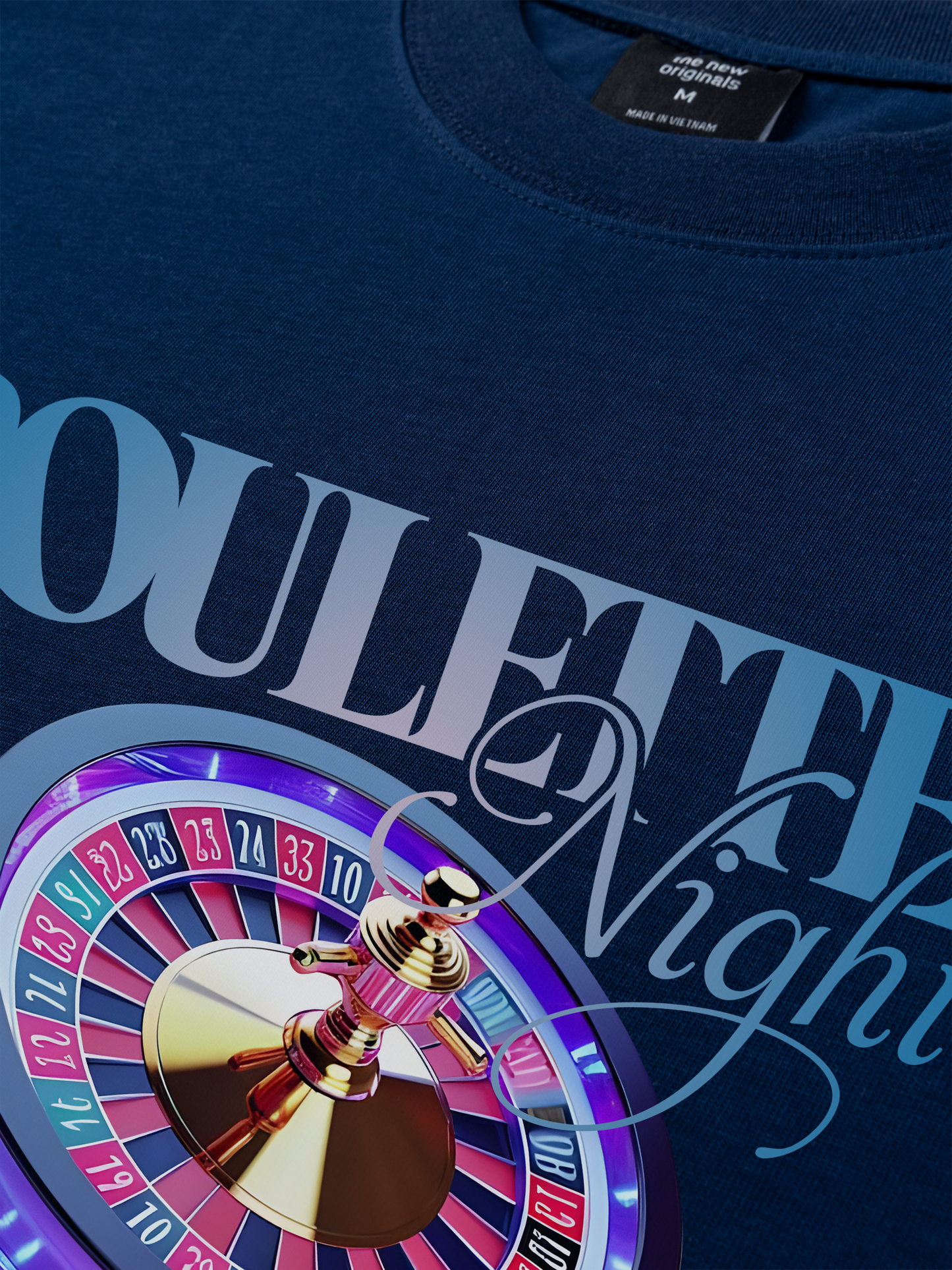 Áo Thun Relaxed Fit Lucky Roulette Night