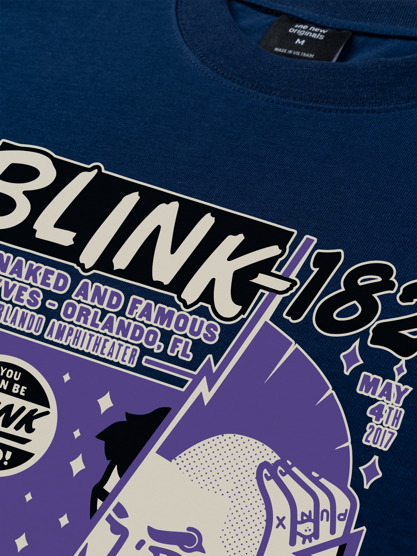 Áo Thun Relaxed Fit Blink 182 You Can be Punk Too