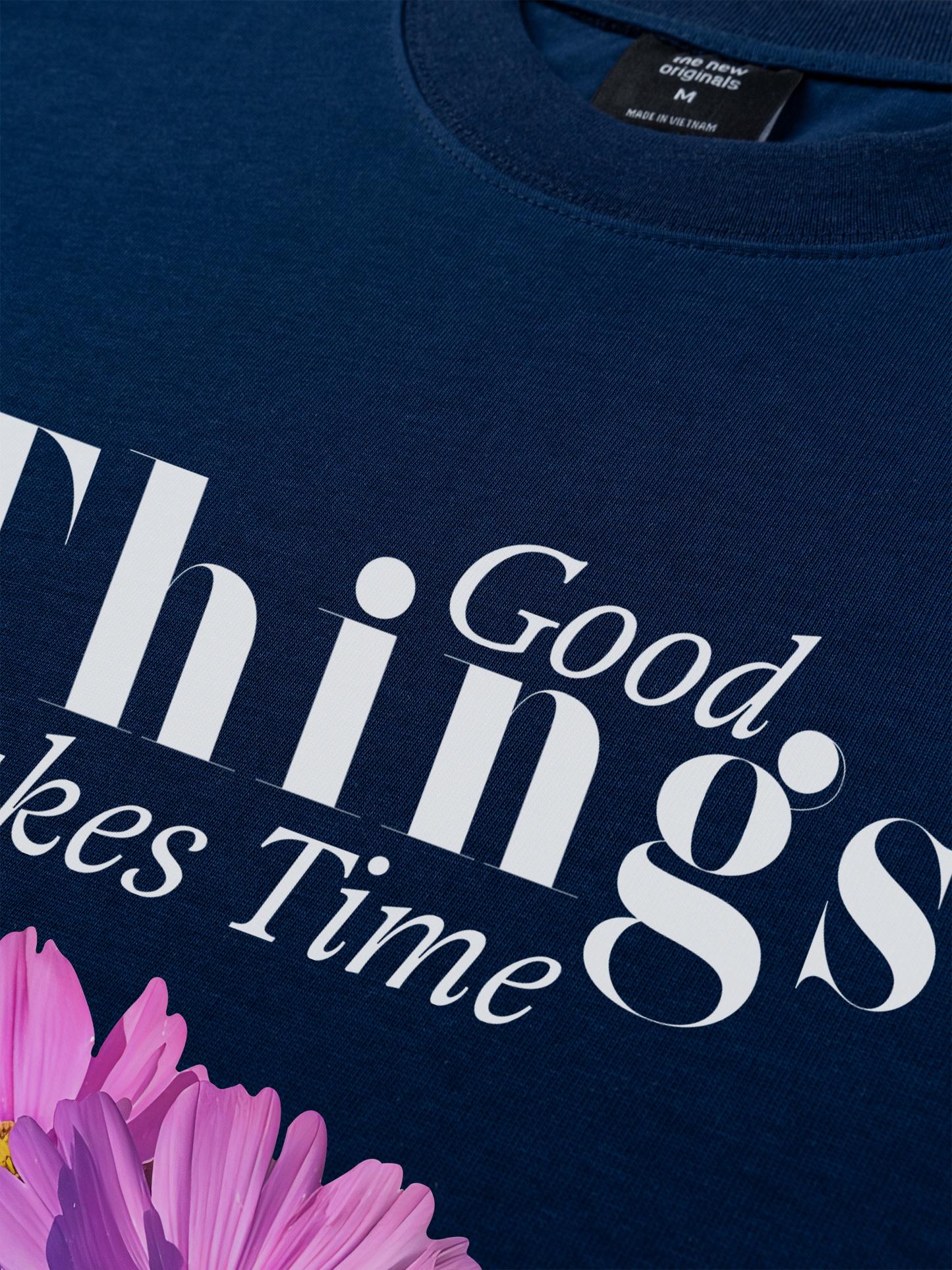 Áo Thun Relaxed Fit Iconic Good Things Take Time