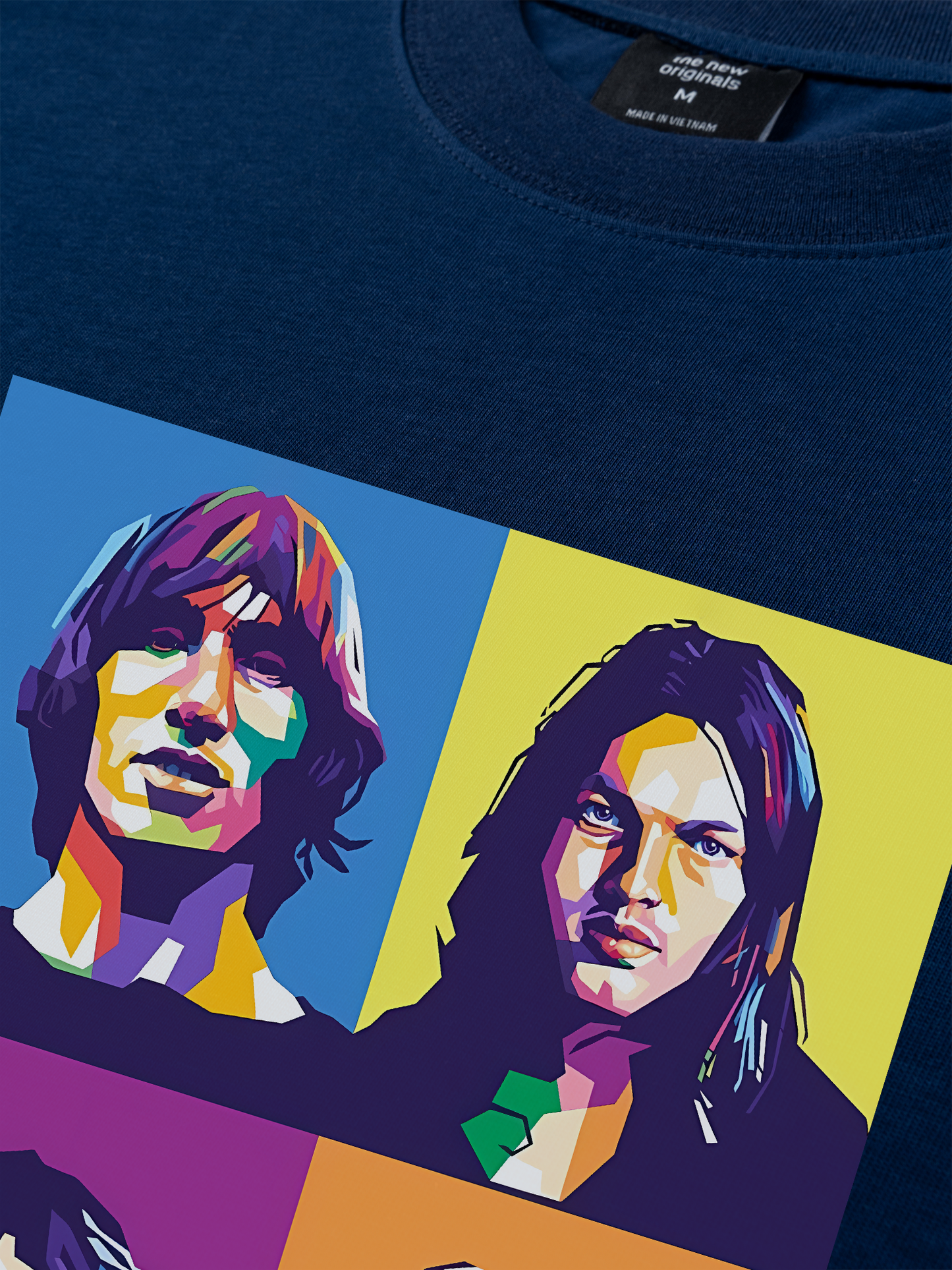 Áo Thun Relaxed Fit Pink Floyd Band Poster