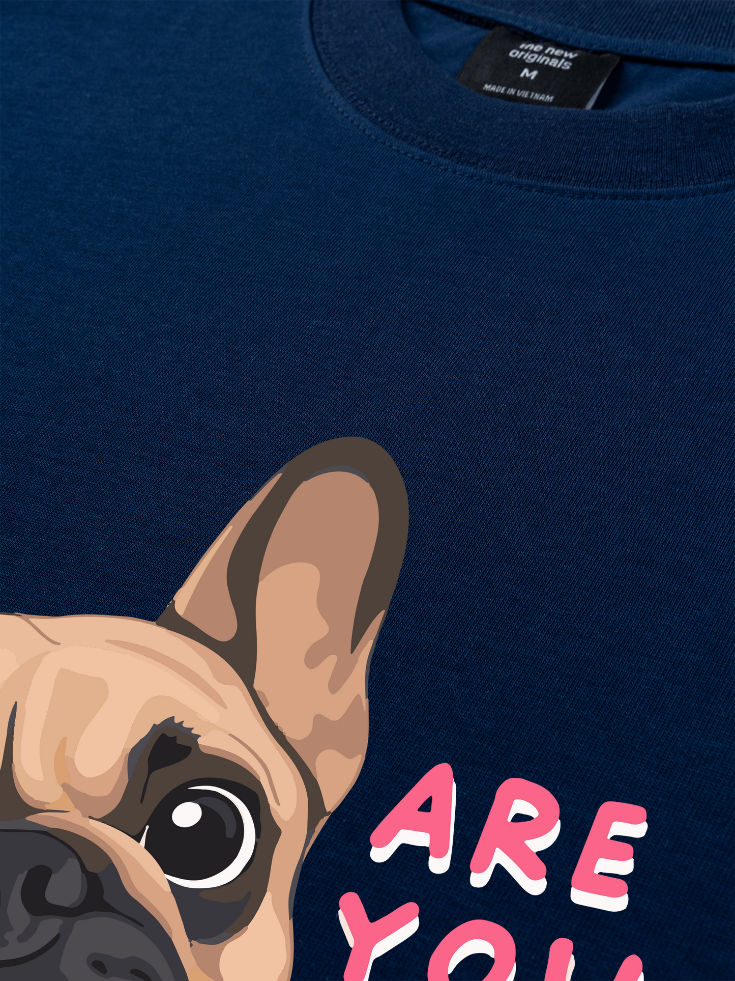 Áo Thun Relaxed Fit Bulldog Are You Gonna Eat That
