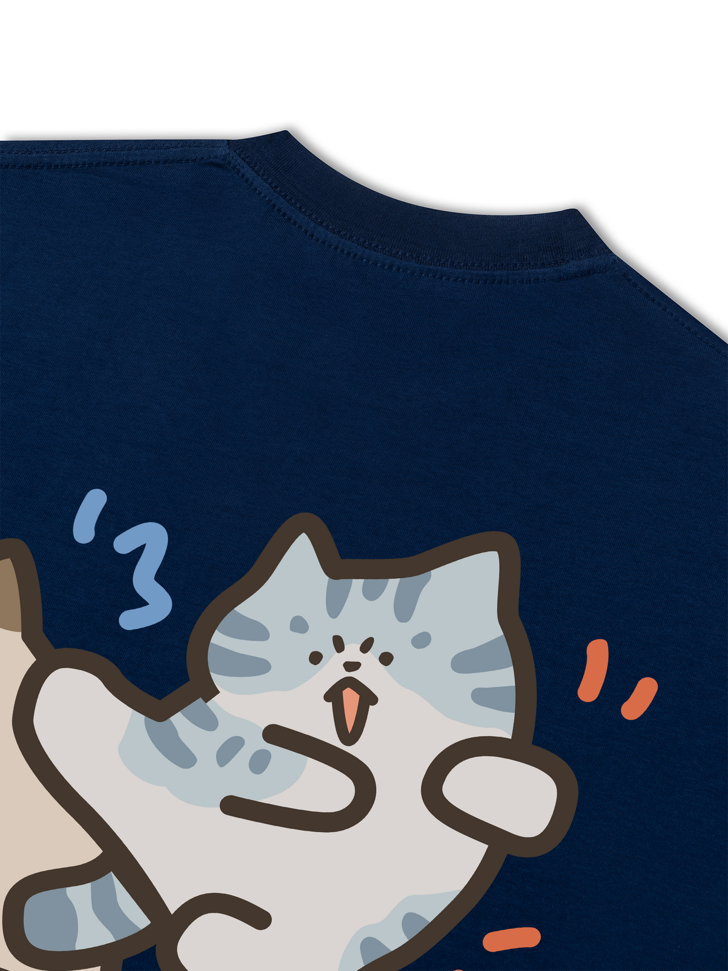 Áo Thun Relaxed Fit Paws Luv Cat Couple