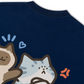 Áo Thun Relaxed Fit Angry Luv Cat Couple