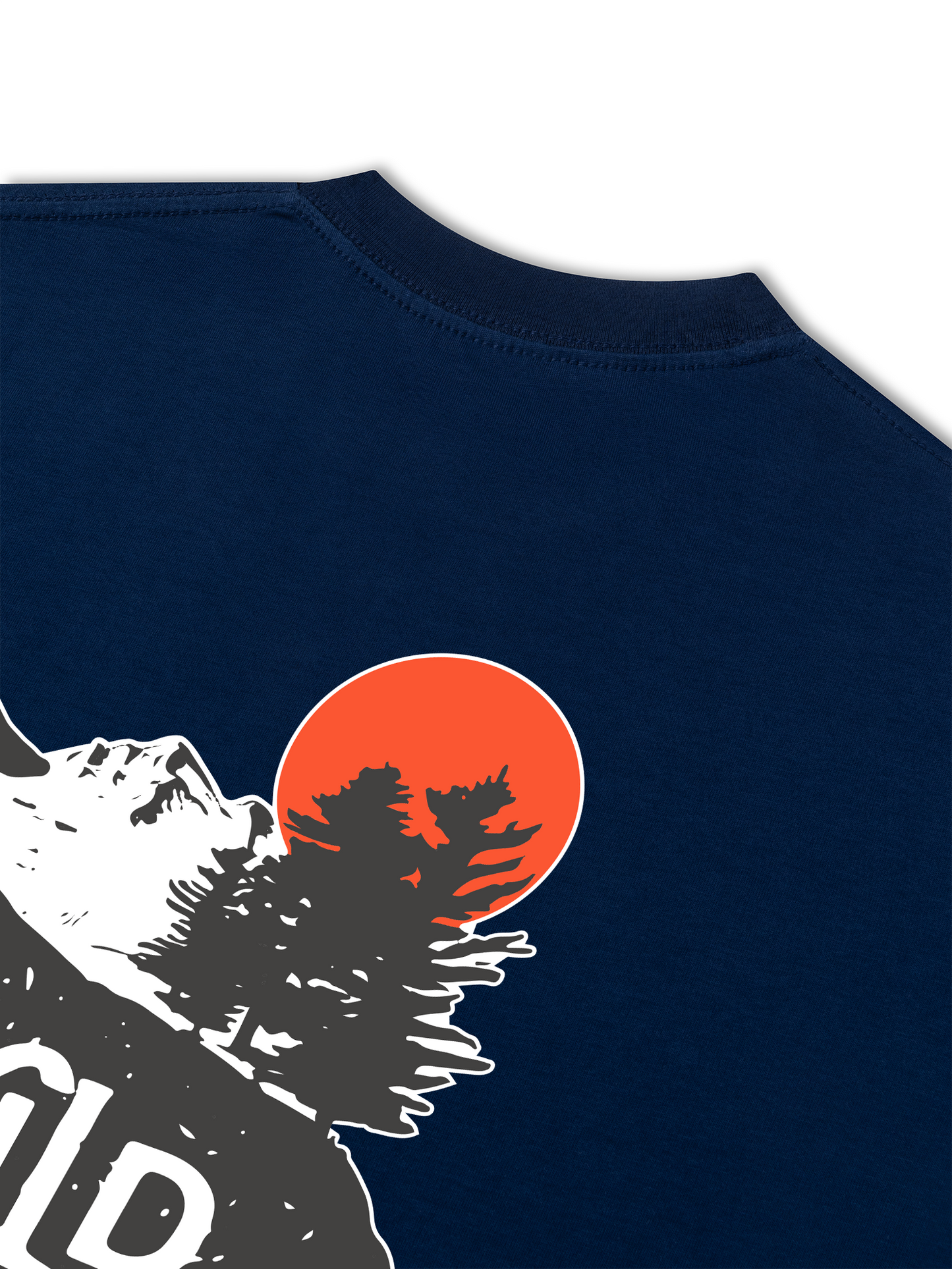 Áo Thun Relaxed Fit Wolf Born To Be Wild