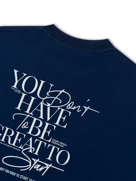 Áo Thun Relaxed Fit Be Bold Start Small Dream Big