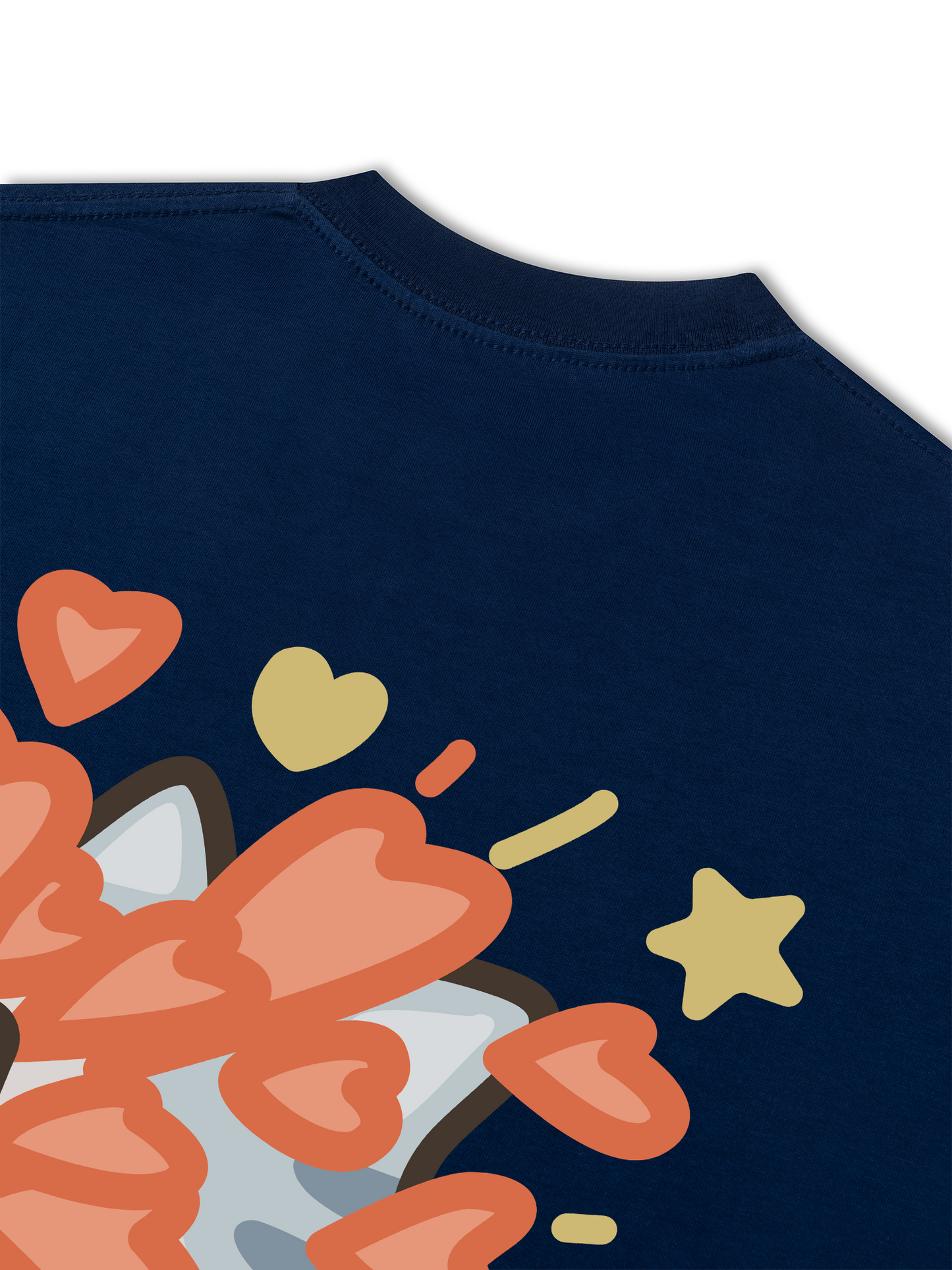 Áo Thun Relaxed Fit Lucky Luv Cat Couple