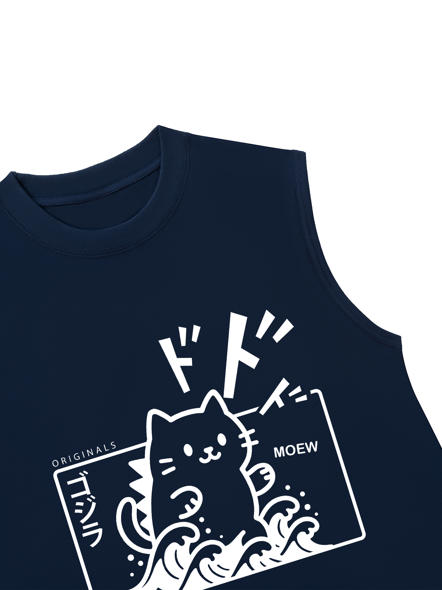 Áo Ba Lỗ Relaxed Fit Japan Spirit Godzilla Meow