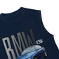 Áo Ba Lỗ Relaxed Fit CAR BMW Blue