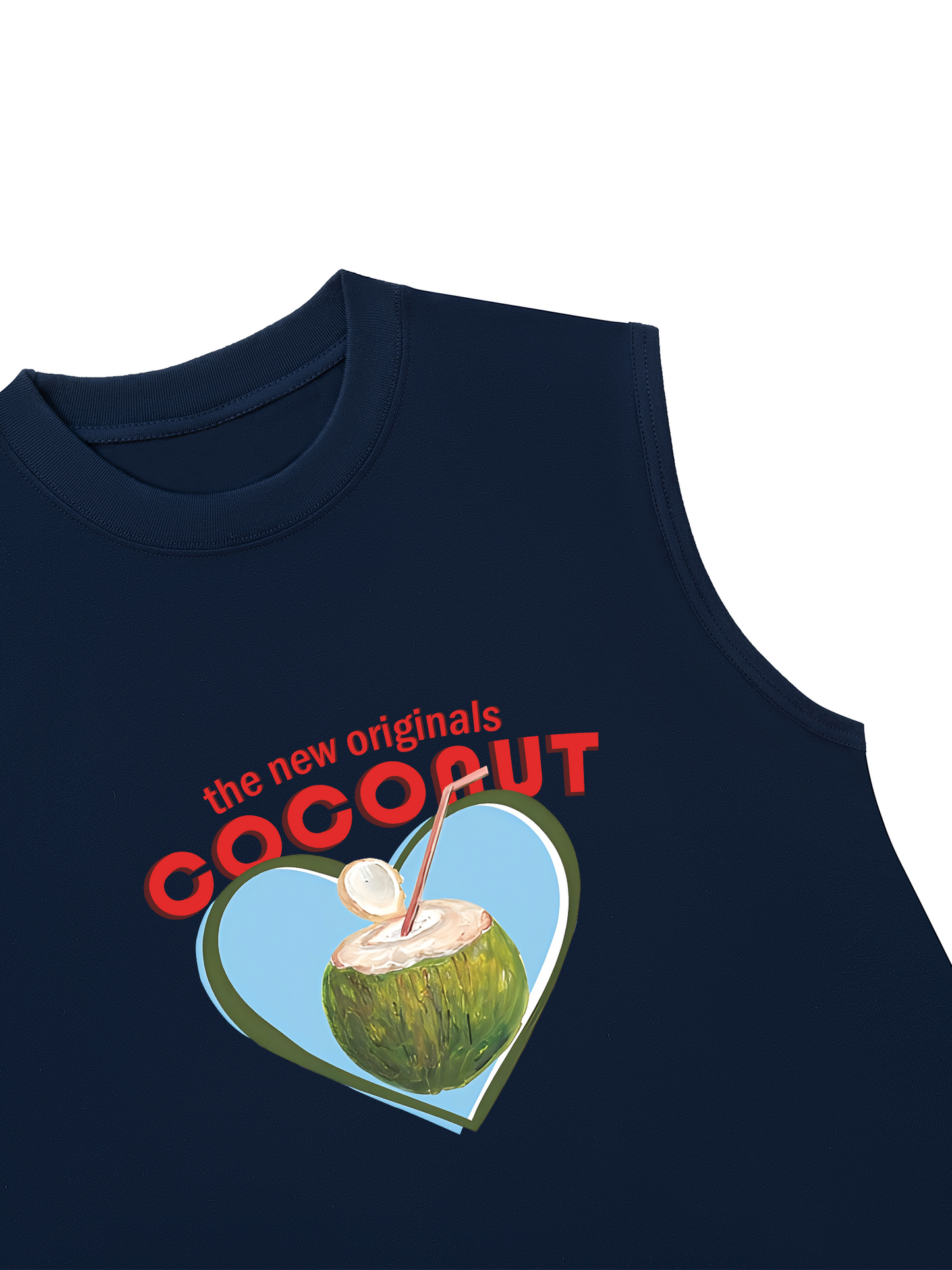 Áo Ba Lỗ Relaxed Fit Summer Vibes Coconut