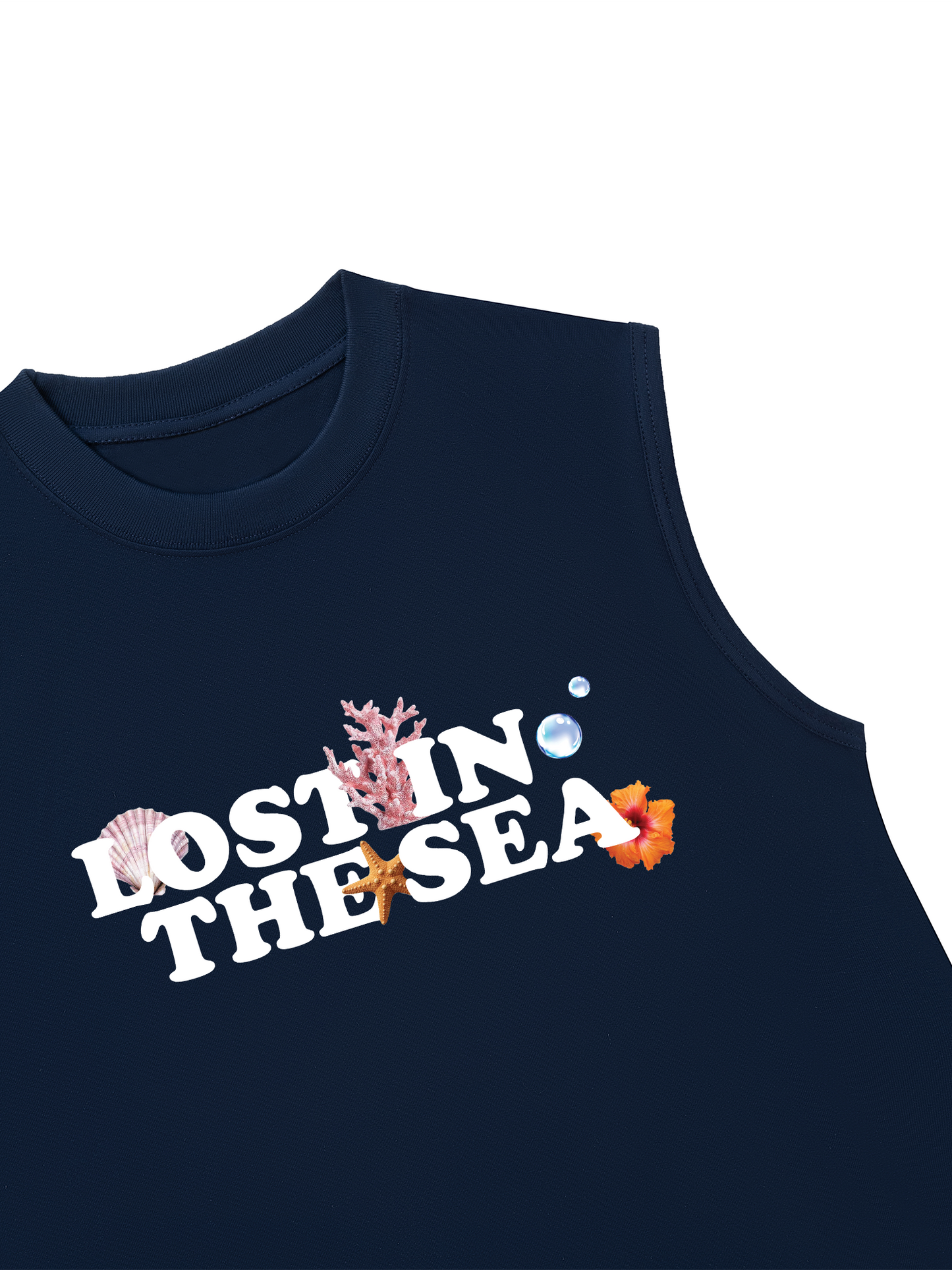 Áo Ba Lỗ Relaxed Fit Summer Vibes Lost In The Sea