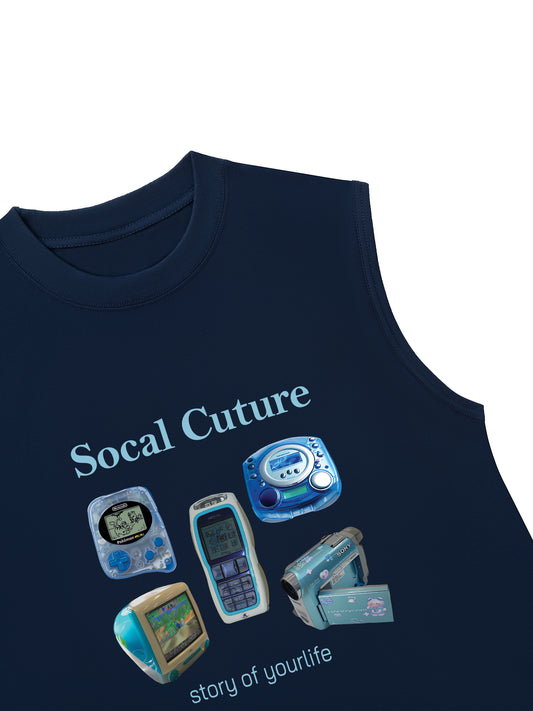 Áo Ba Lỗ Relaxed Fit Socal Cuture - Story Of Life
