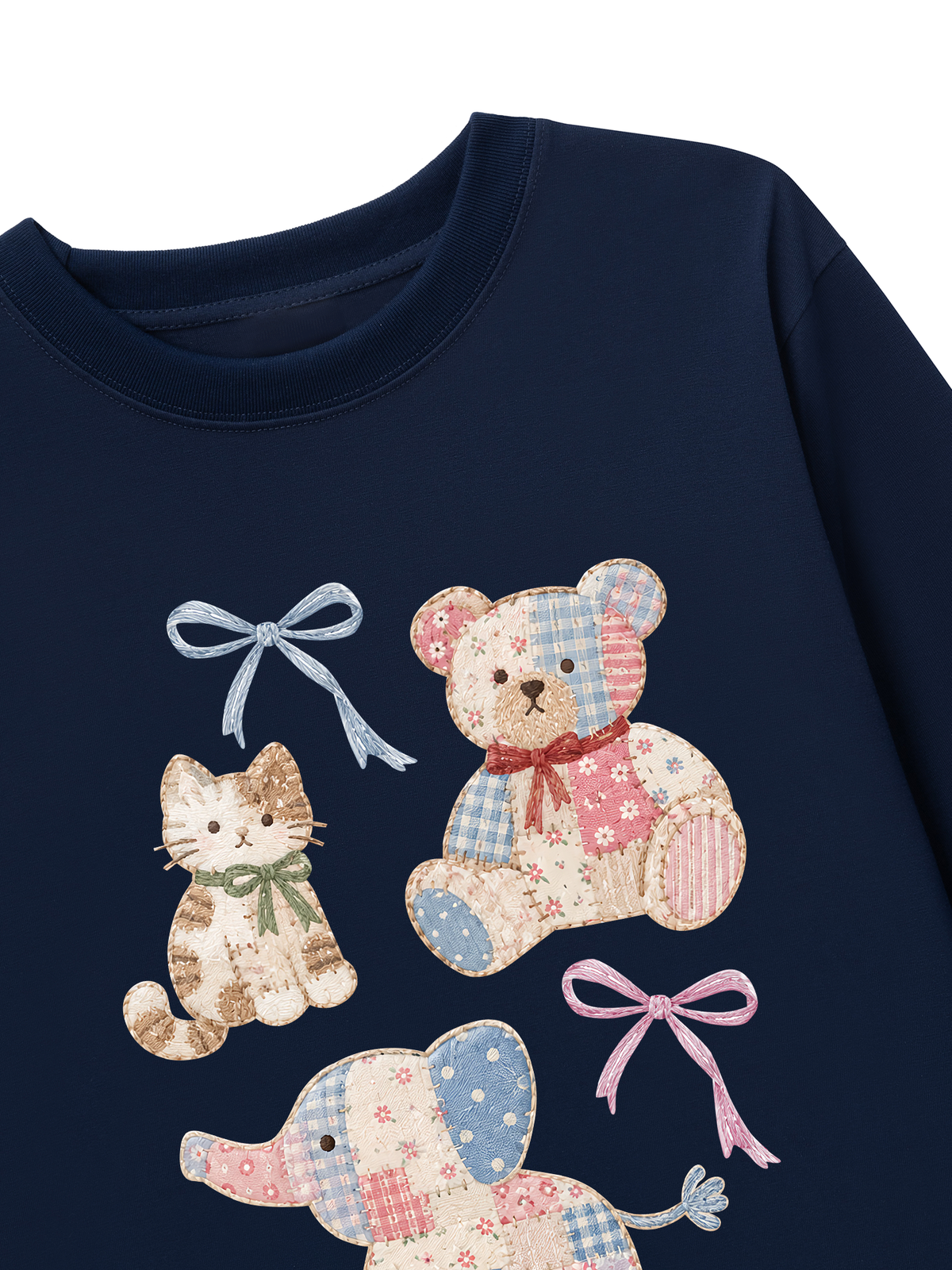 Áo Thun Dài Tay Vintage Bear