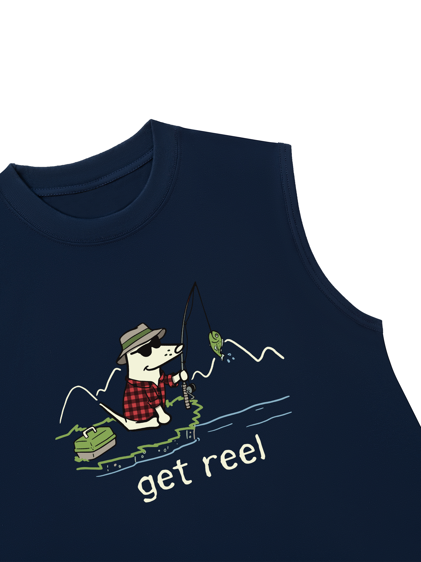 Áo Ba Lỗ Relaxed Fit Go Outside Get Reel