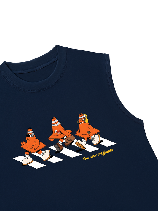 Áo Ba Lỗ Relaxed Fit Go Go Go