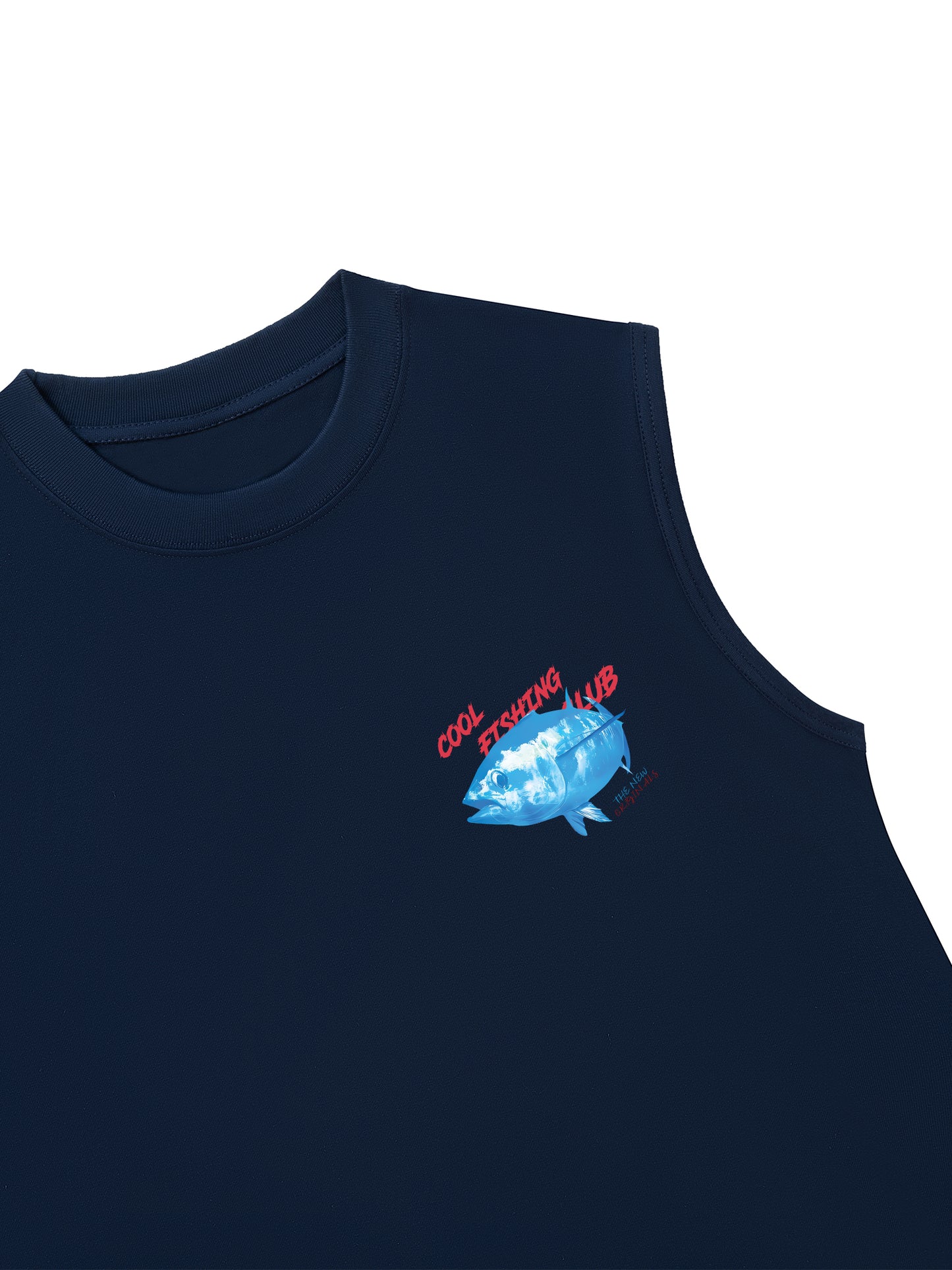 Áo Ba Lỗ Relaxed Fit Ocean Coolo Fishing Club