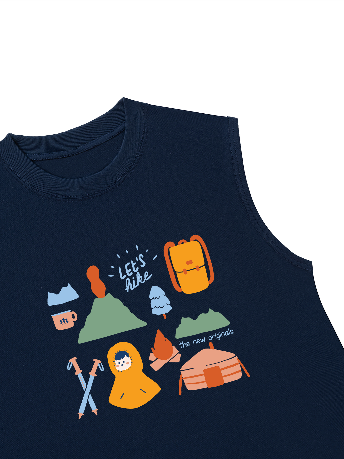 Áo Ba Lỗ Relaxed Fit Go Out Let_s Hike