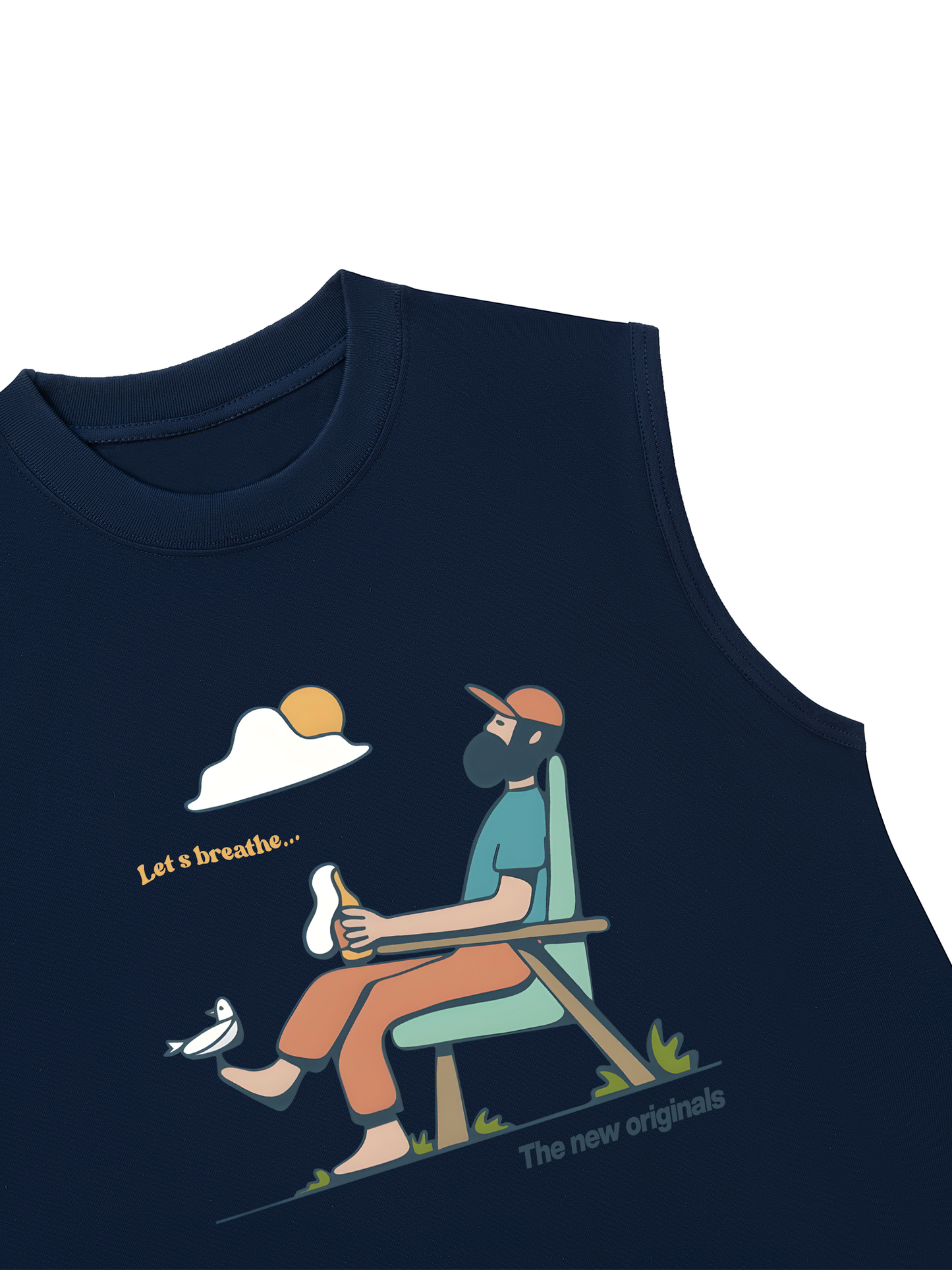 Áo Ba Lỗ Relaxed Fit Let_s Breathe