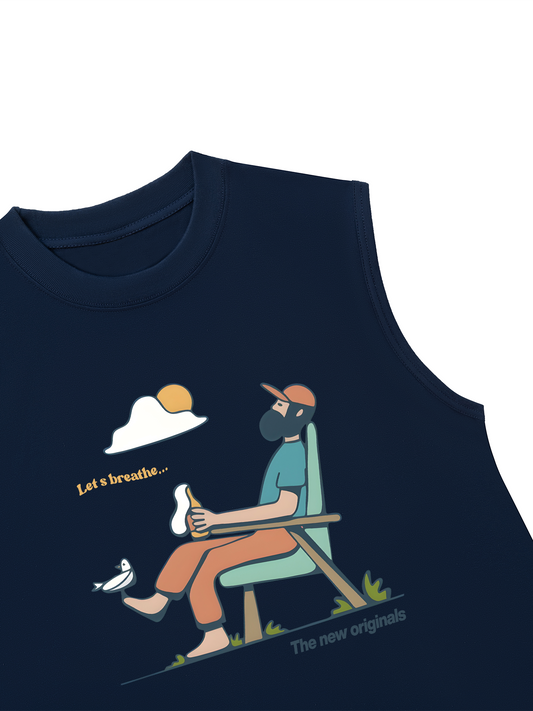 Áo Ba Lỗ Relaxed Fit Let_s Breathe