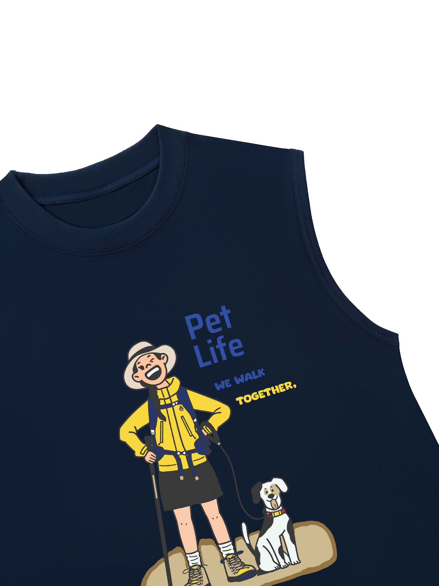 Áo Ba Lỗ Relaxed Fit Go Outside Pet Life