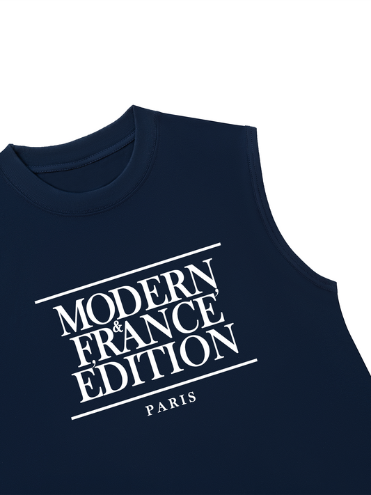 Áo Ba Lỗ Relaxed Fit PARIS MODERN EDITION - PARIS