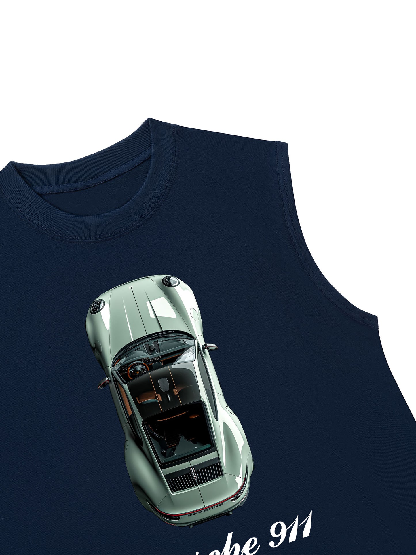 Áo Ba Lỗ Relaxed Fit Porsche 911 Top View