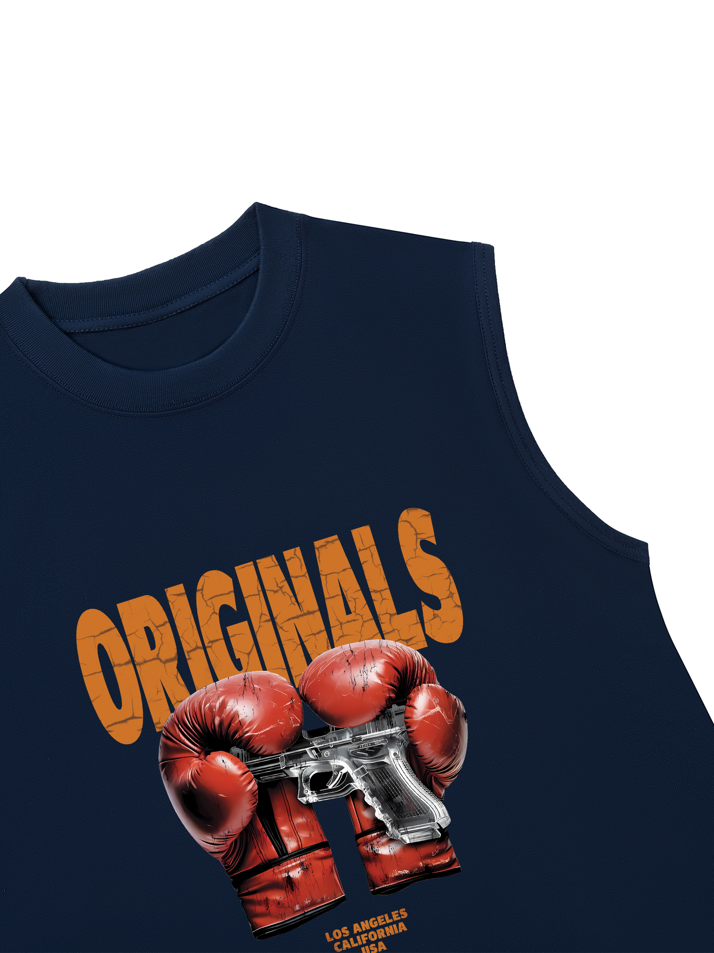 Áo Ba Lỗ Relaxed Fit Fitness Boxing Gun